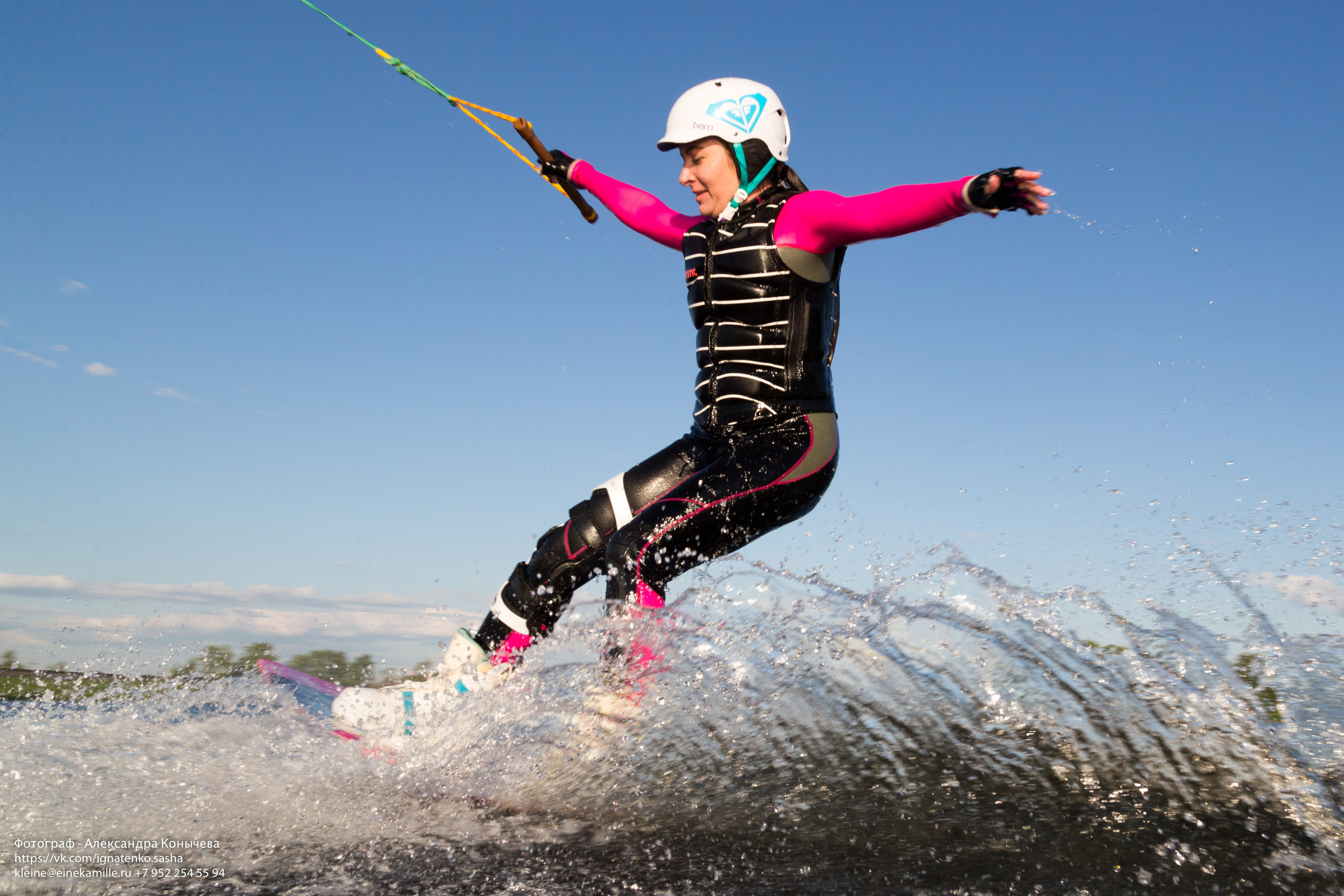 Вейкбординг. Репортаржный фотограф в Архангельске Александра Конычева