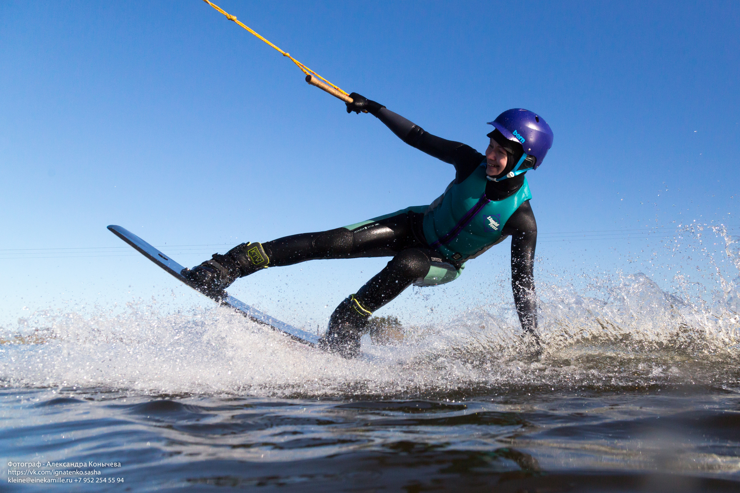 Вейкбординг. Репортаржный фотограф в Архангельске Александра Конычева