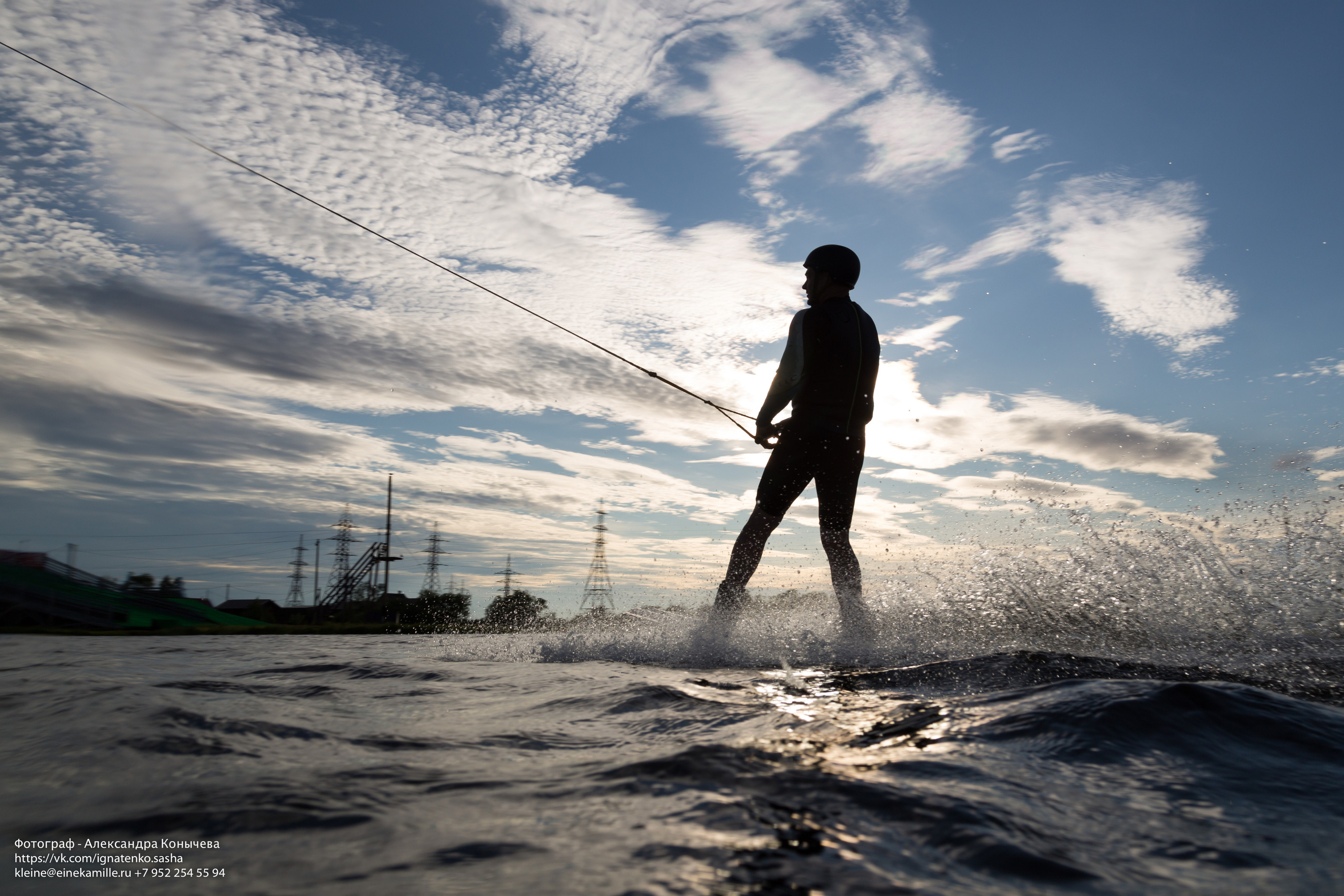 Вейкбординг. Репортаржный фотограф в Архангельске Александра Конычева