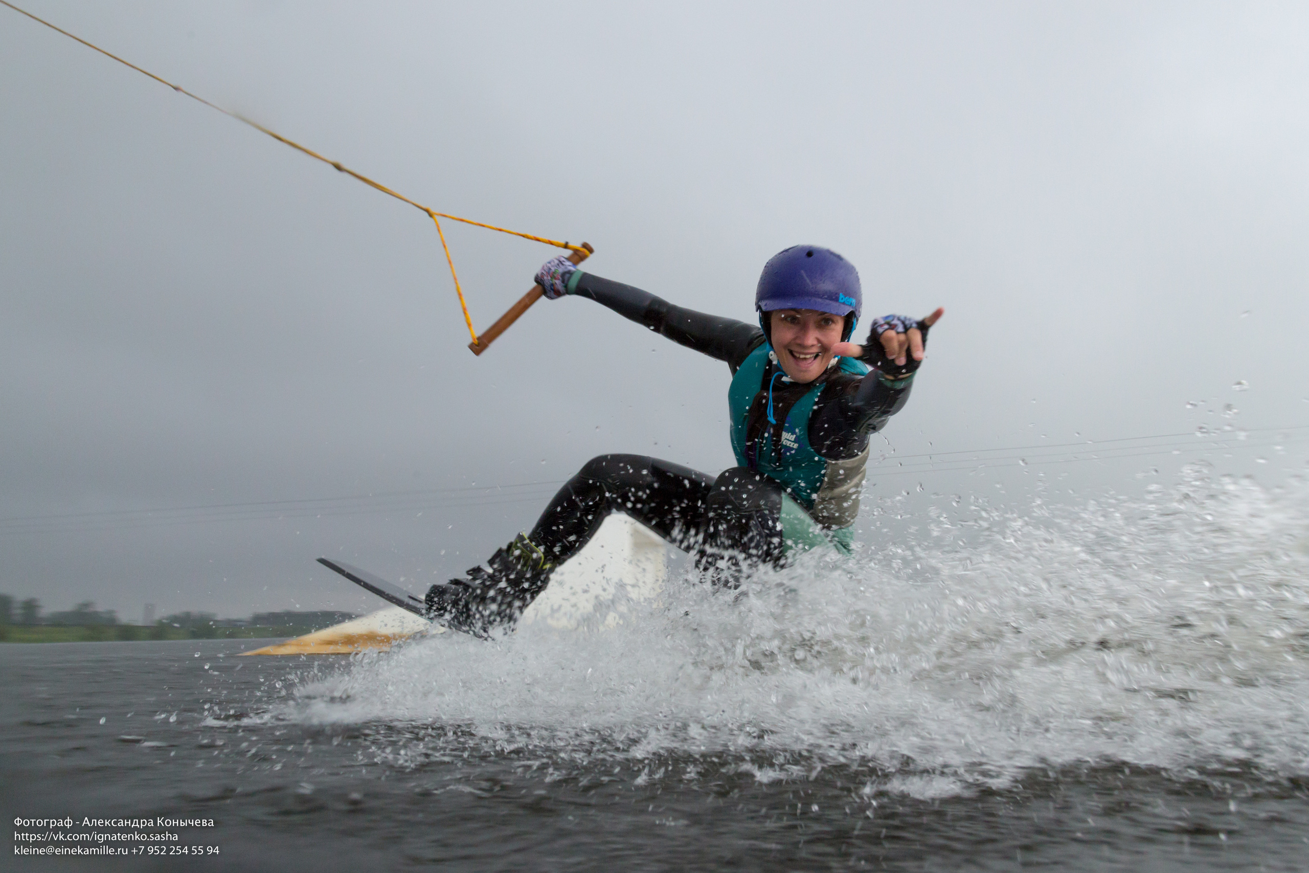 Вейкбординг. Репортаржный фотограф в Архангельске Александра Конычева