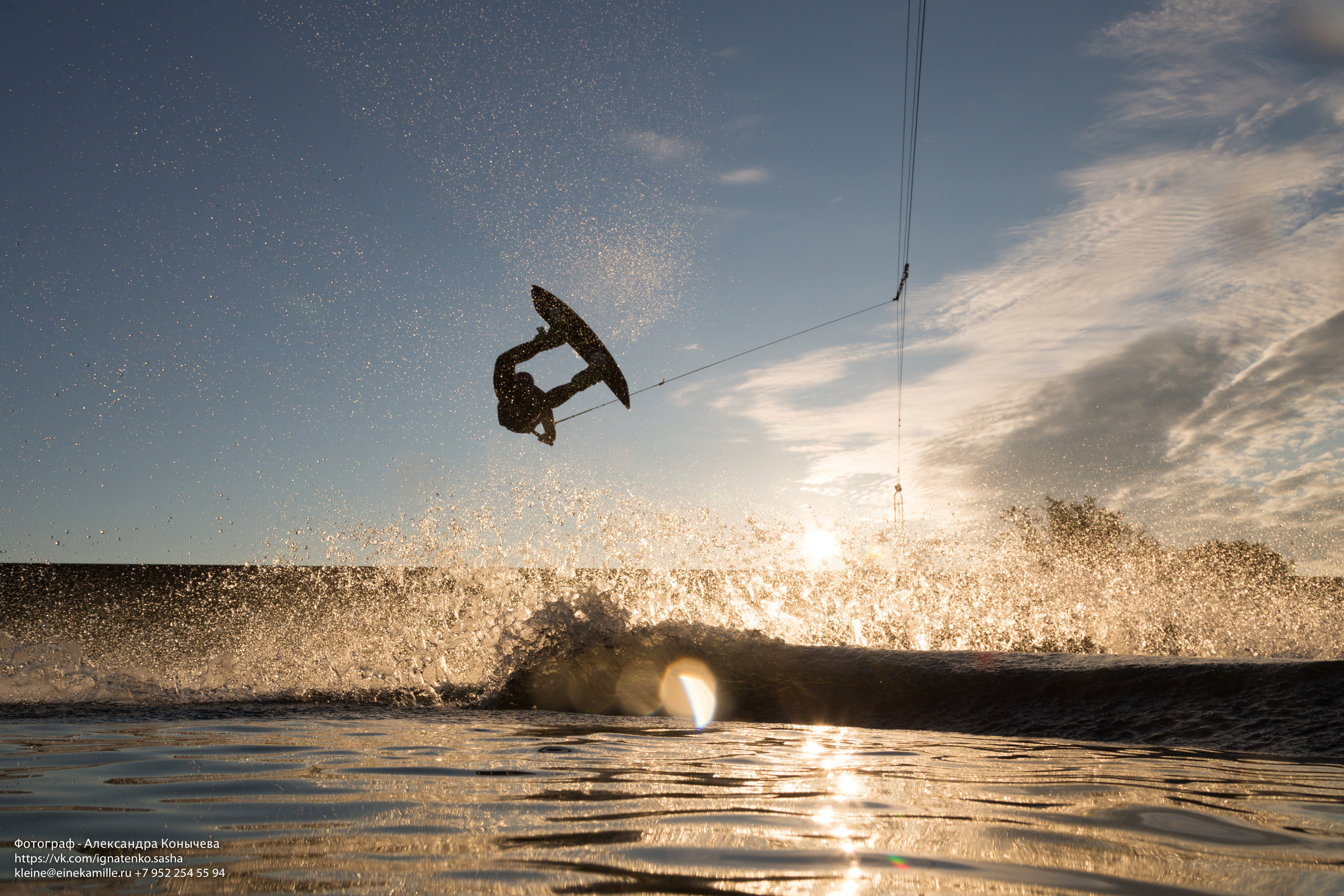 Вейкбординг. Репортаржный фотограф в Архангельске Александра Конычева