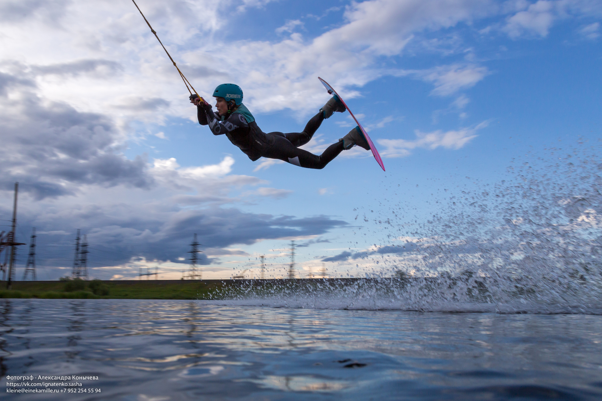 Вейкбординг. Репортаржный фотограф в Архангельске Александра Конычева