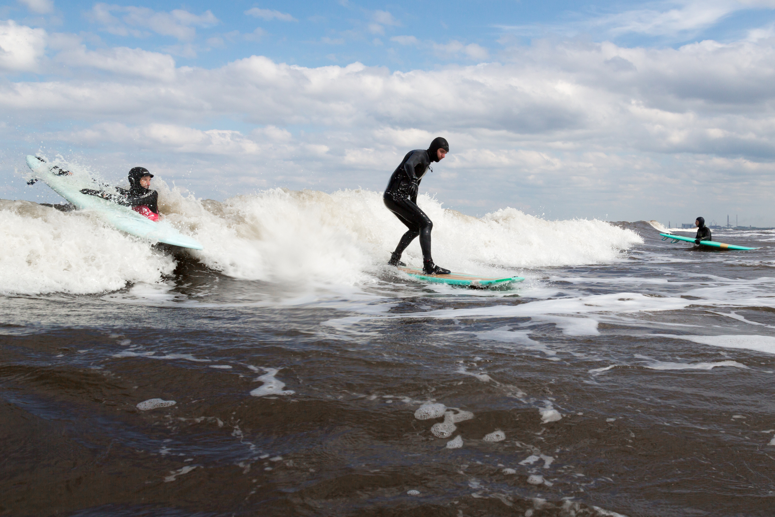 Серфинг на Белом море. Репортаржный фотограф в Архангельске Александра Конычева