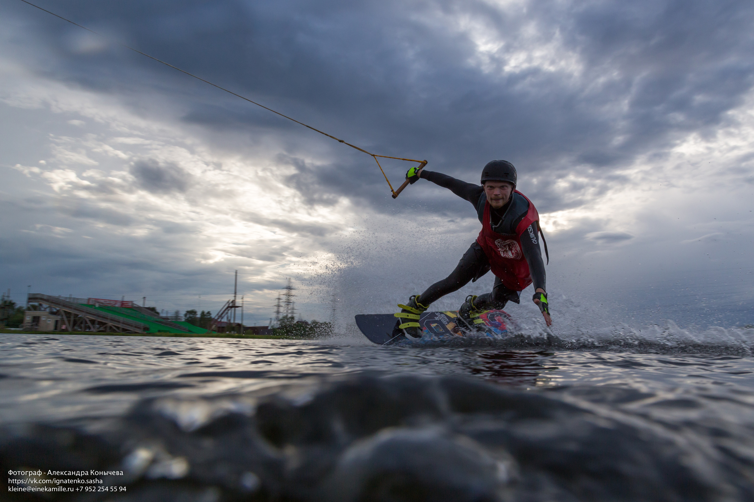 Вейкбординг. Репортаржный фотограф в Архангельске Александра Конычева