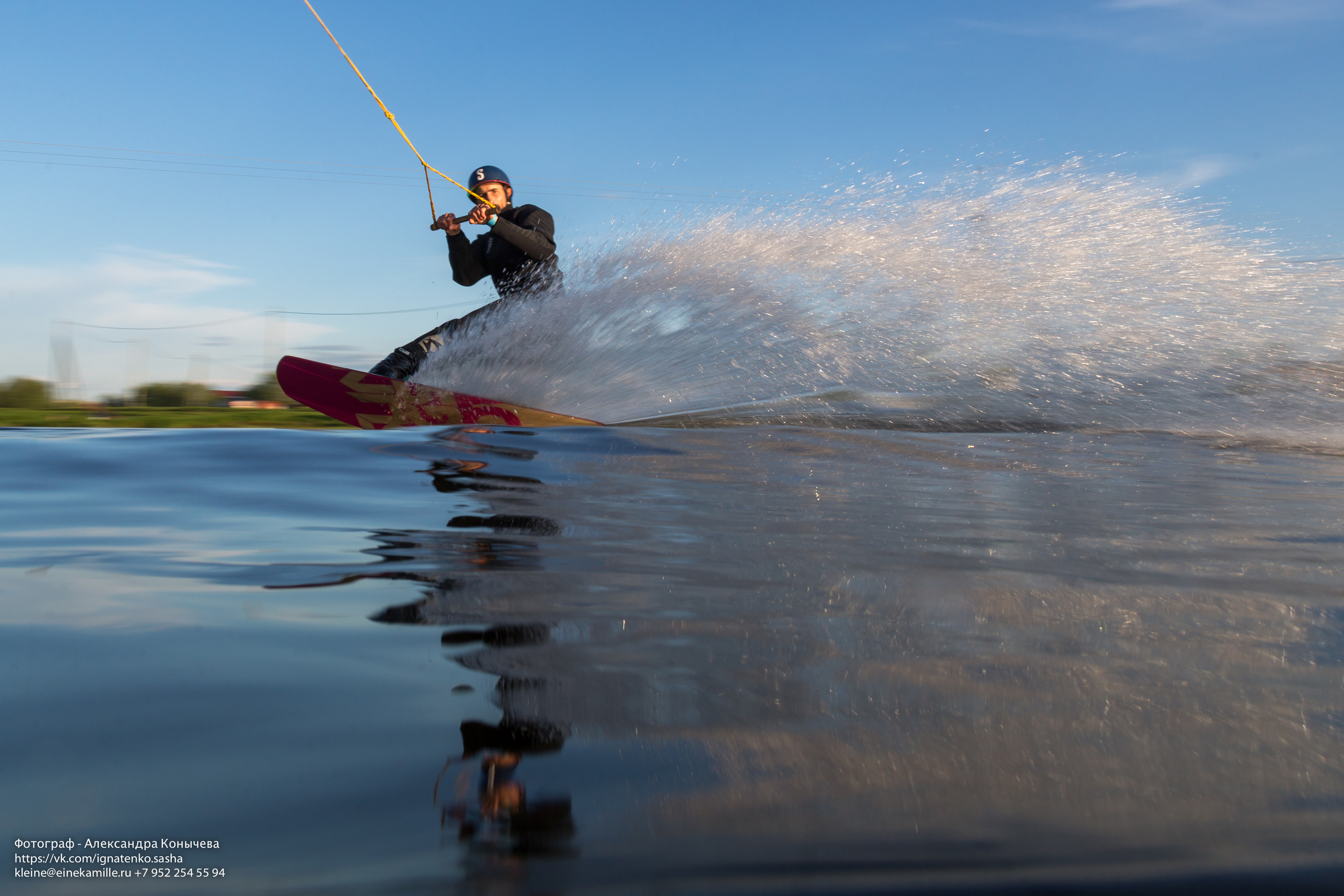 Вейкбординг. Репортаржный фотограф в Архангельске Александра Конычева