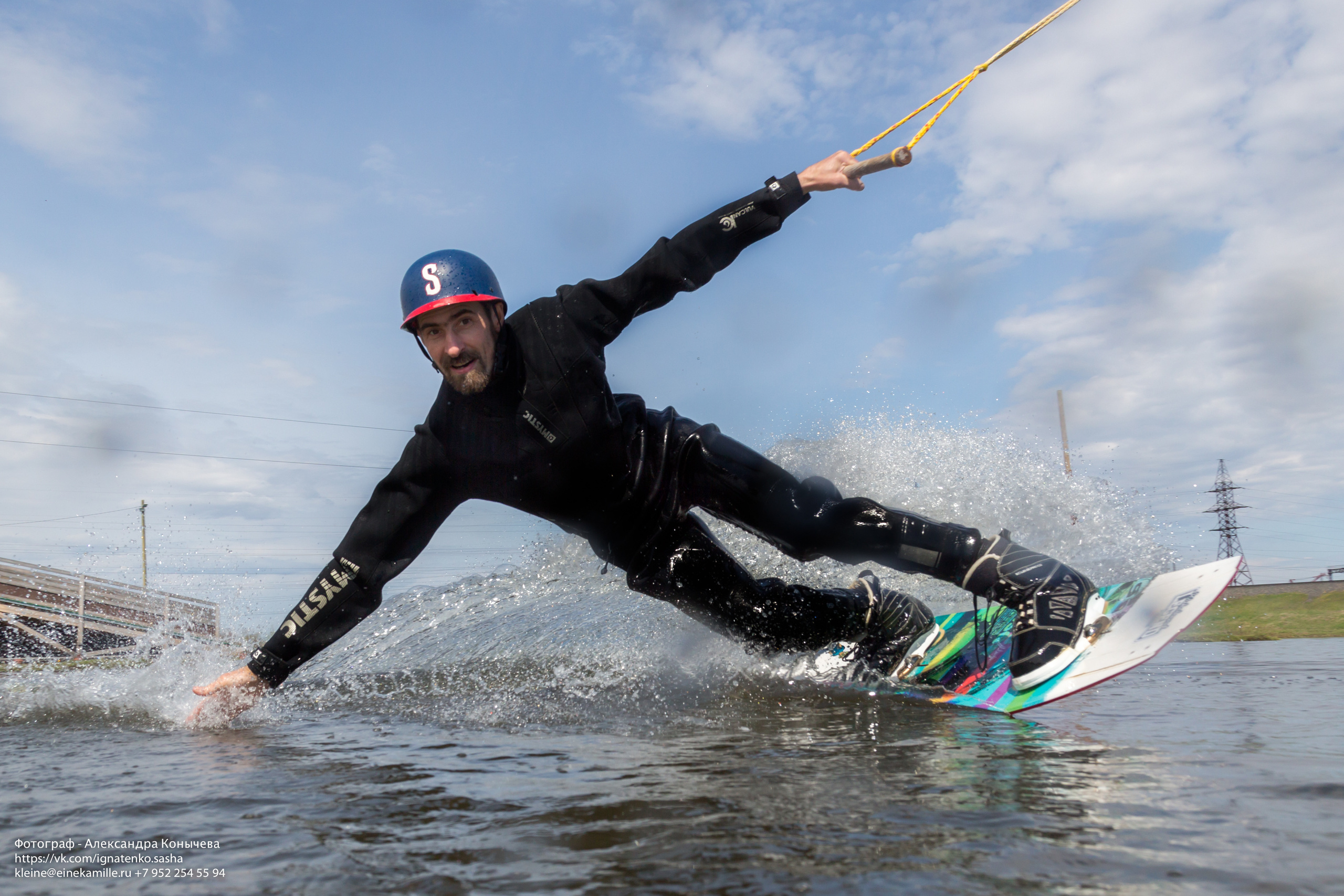Вейкбординг. Репортаржный фотограф в Архангельске Александра Конычева