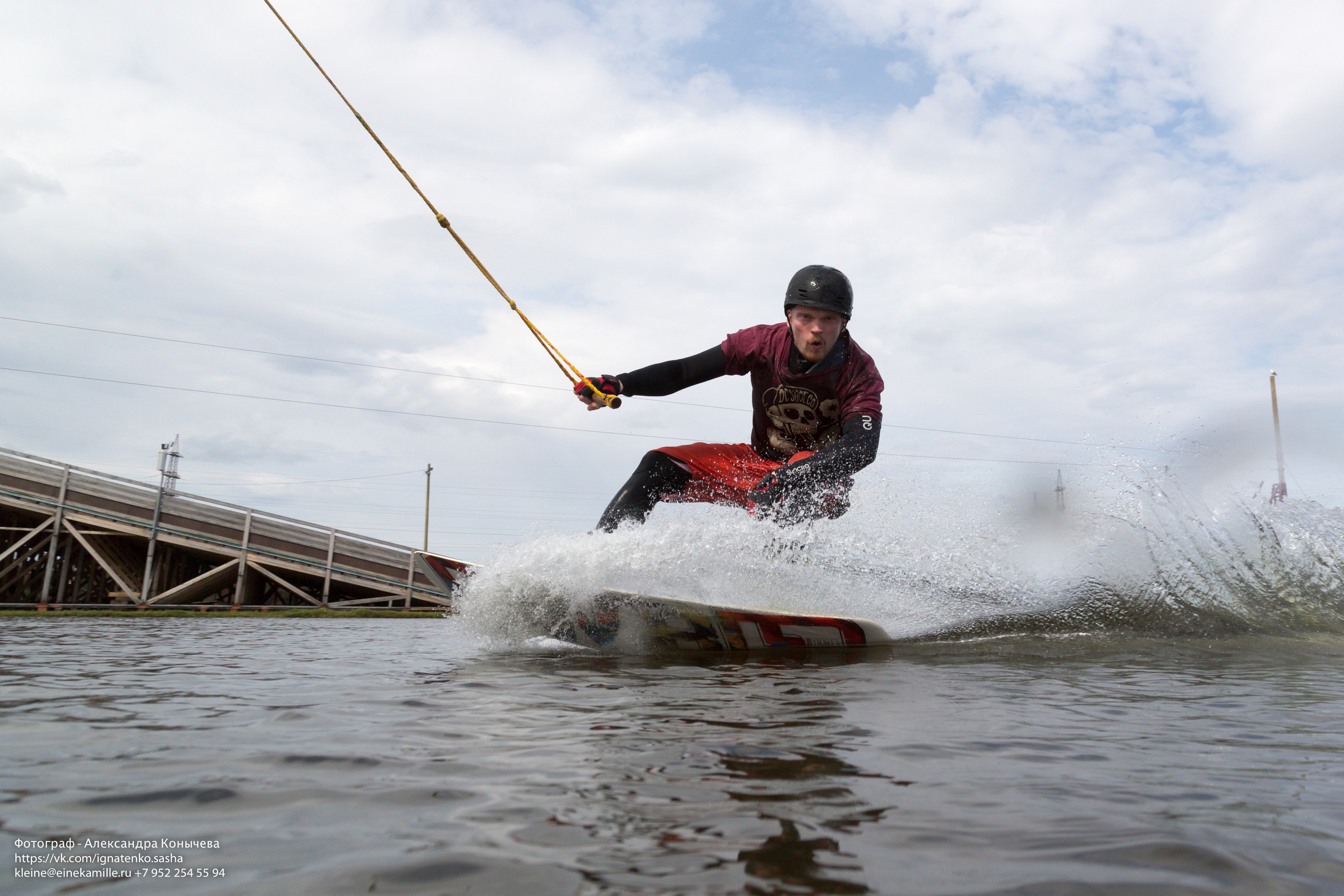 Вейкбординг. Репортаржный фотограф в Архангельске Александра Конычева