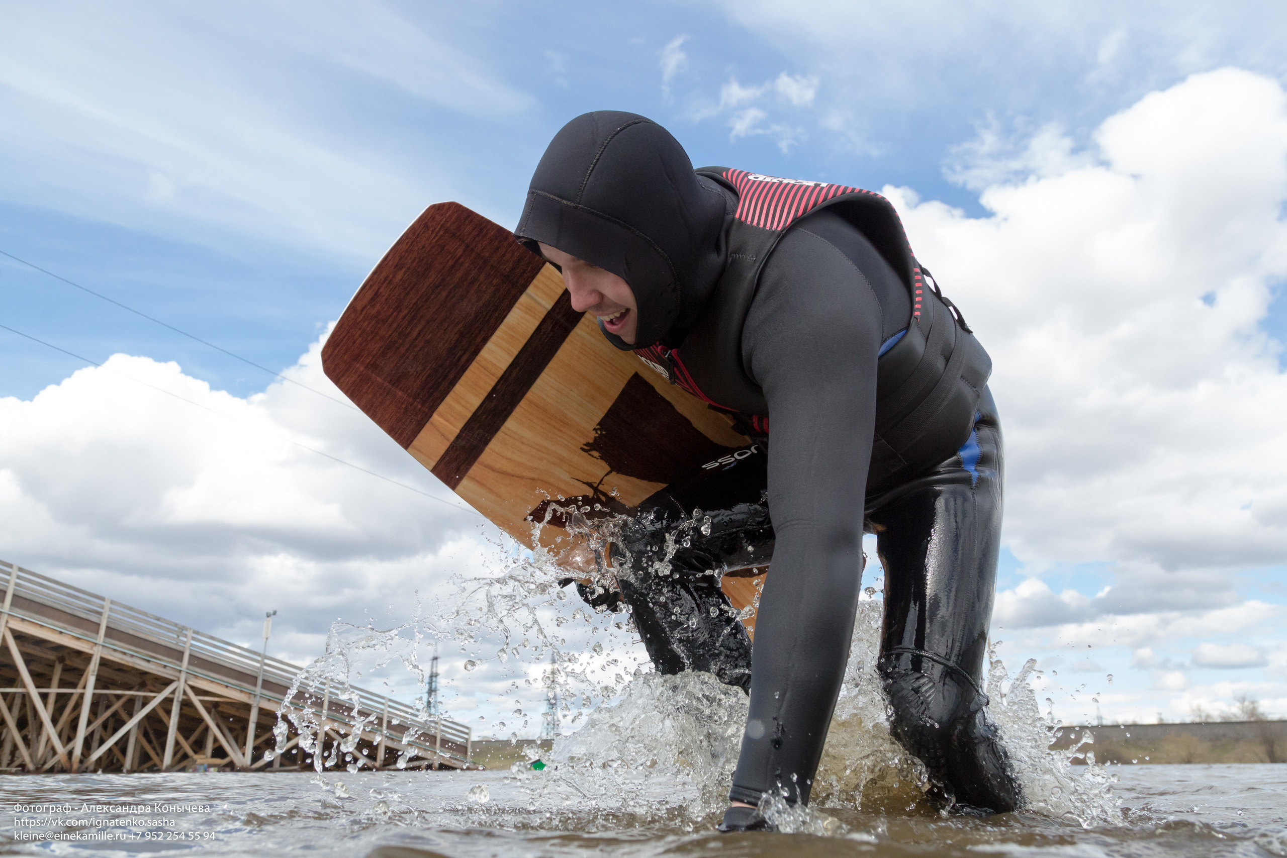 Вейкбординг. Репортаржный фотограф в Архангельске Александра Конычева