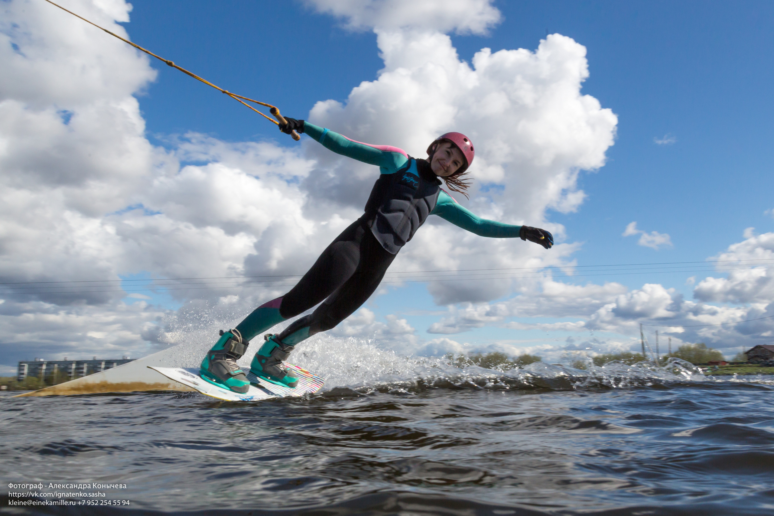 Вейкбординг. Репортаржный фотограф в Архангельске Александра Конычева