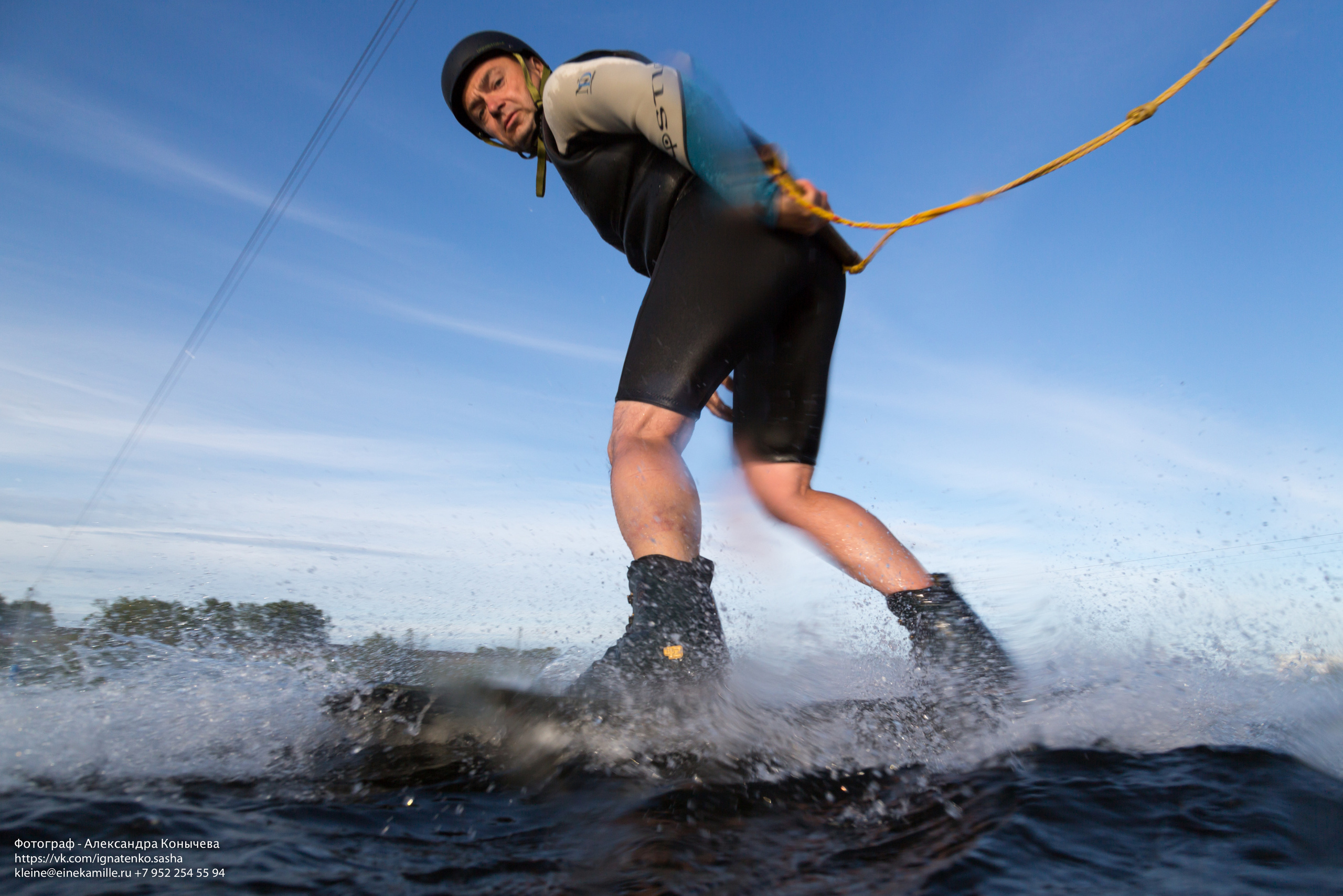 Вейкбординг. Репортаржный фотограф в Архангельске Александра Конычева