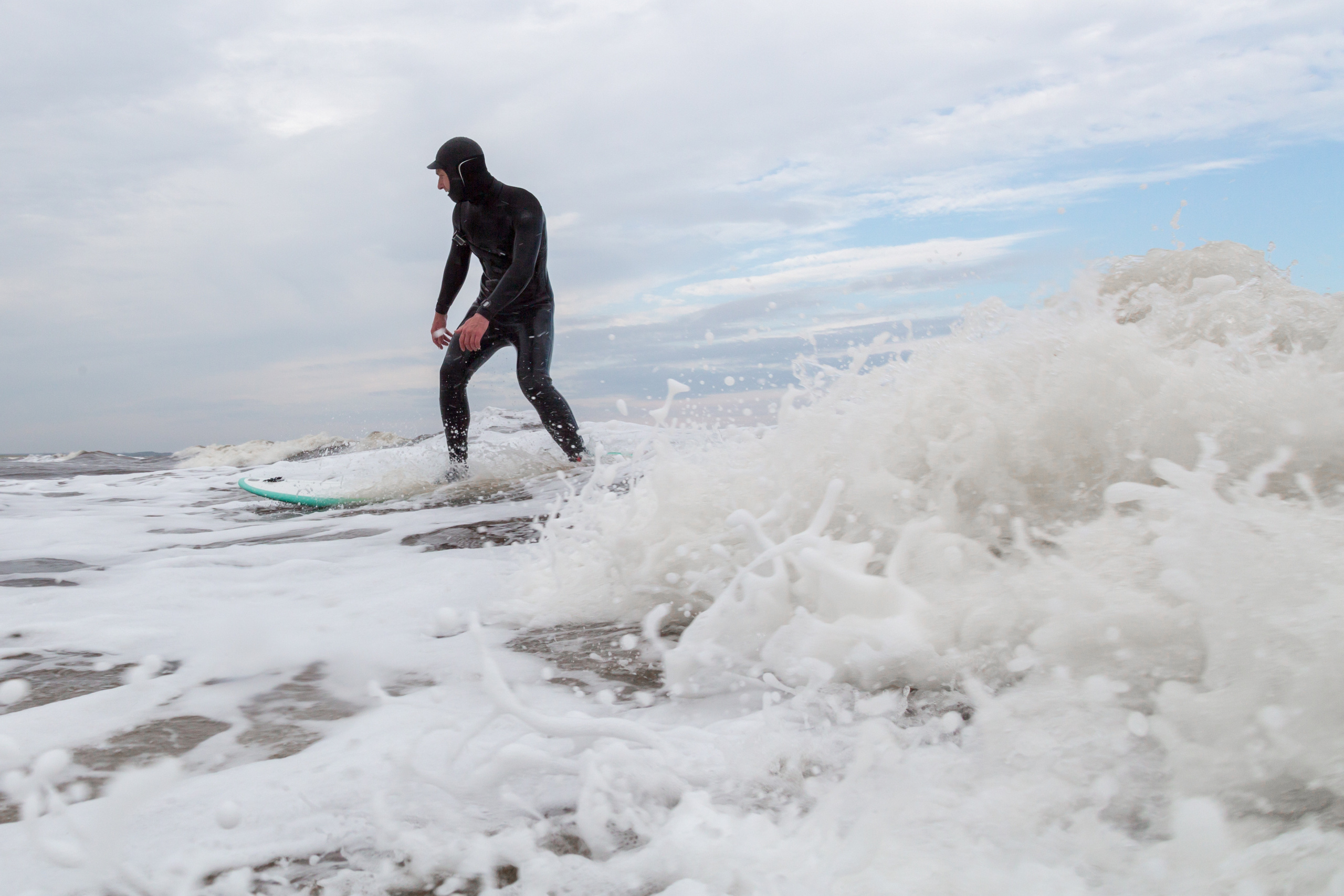 Серфинг на Белом море. Репортаржный фотограф в Архангельске Александра Конычева
