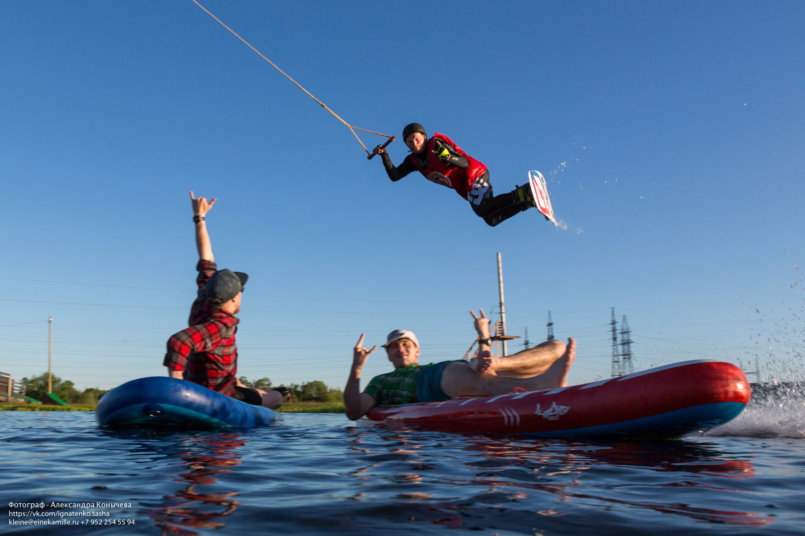 Вейкбординг. Репортаржный фотограф в Архангельске Александра Конычева