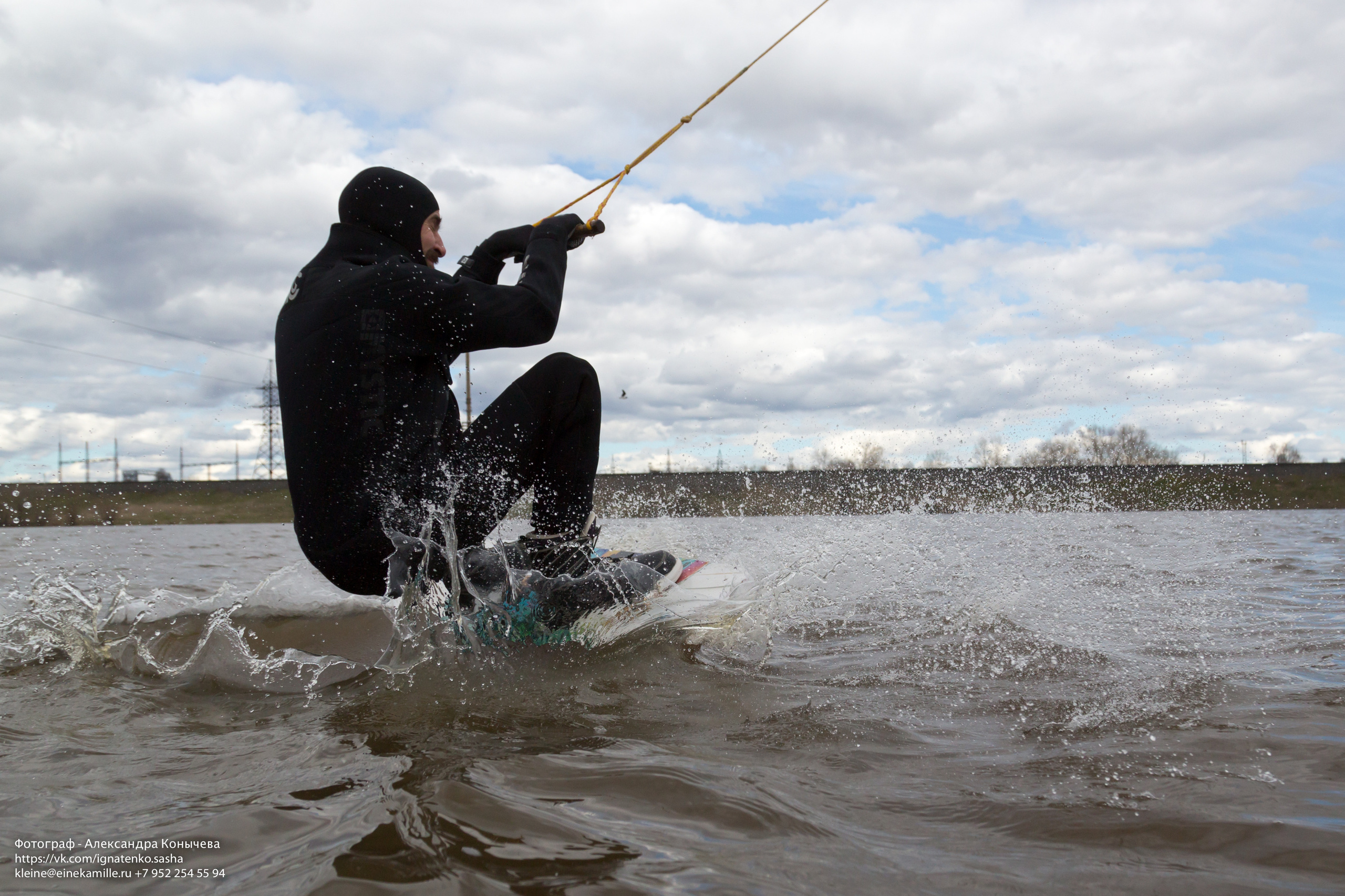 Вейкбординг. Репортаржный фотограф в Архангельске Александра Конычева