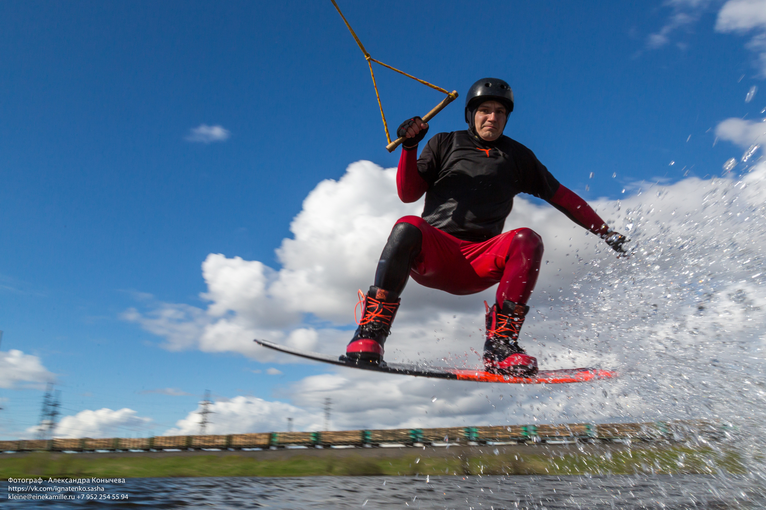 Вейкбординг. Репортаржный фотограф в Архангельске Александра Конычева