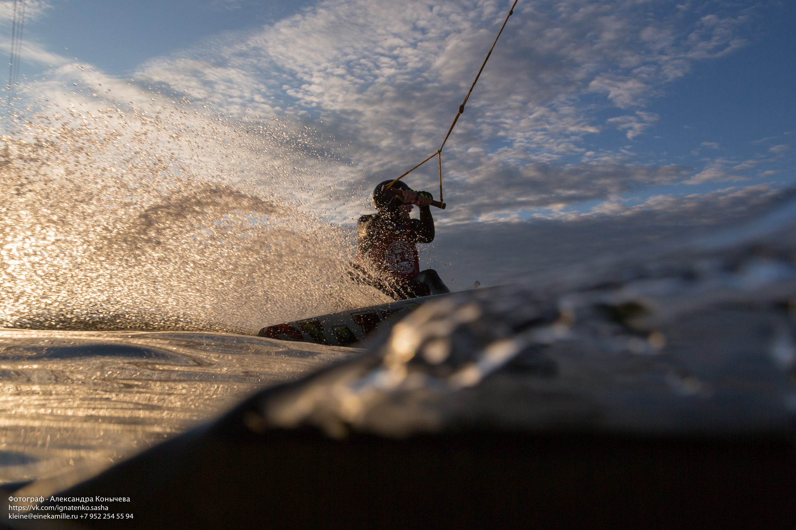 Вейкбординг. Репортаржный фотограф в Архангельске Александра Конычева