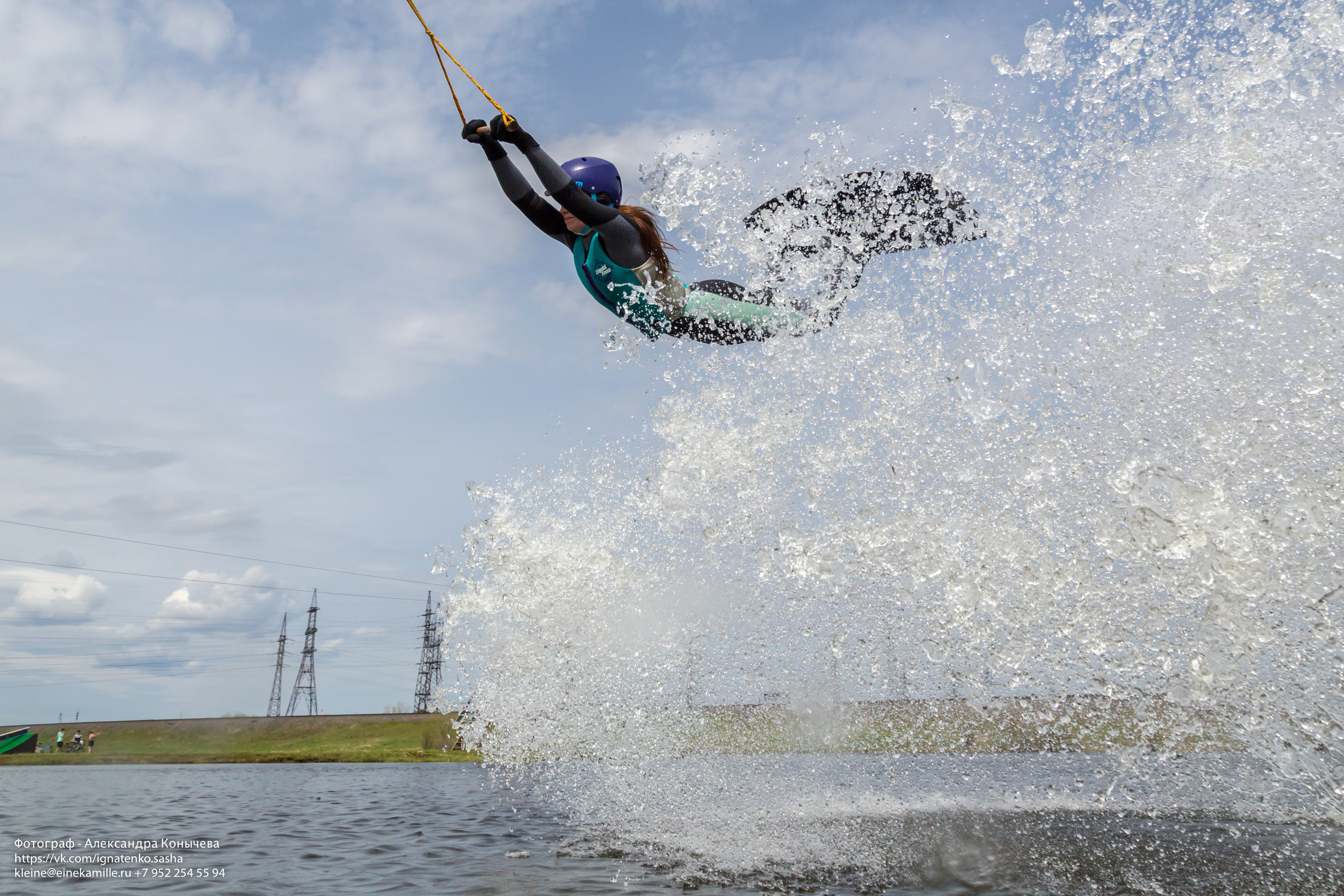 Вейкбординг. Репортаржный фотограф в Архангельске Александра Конычева