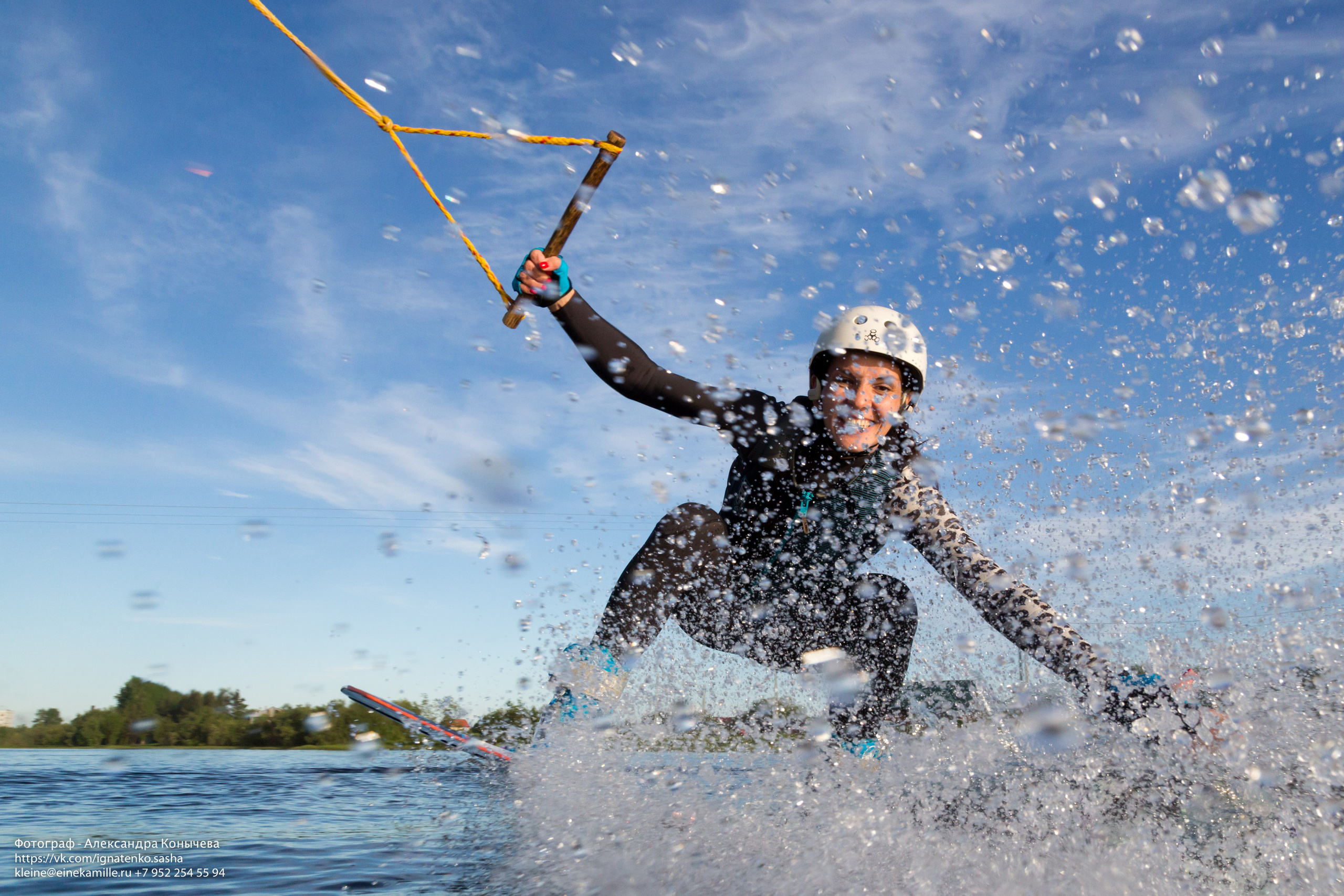Вейкбординг. Репортаржный фотограф в Архангельске Александра Конычева