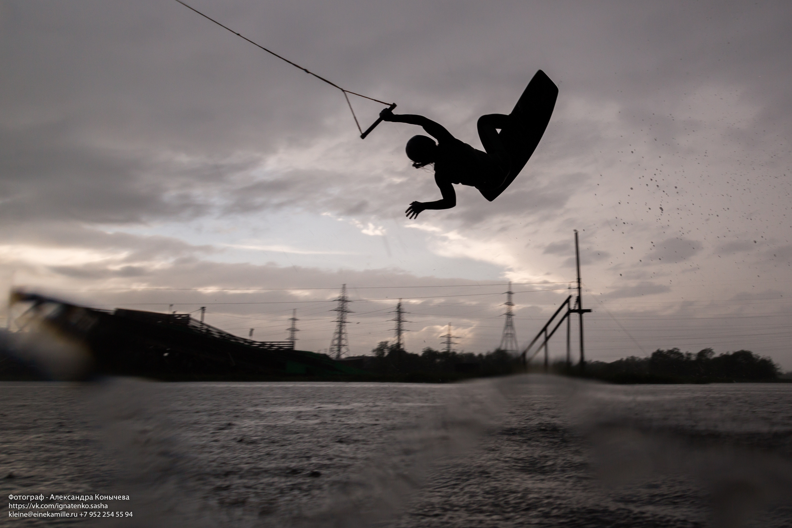 Вейкбординг. Репортаржный фотограф в Архангельске Александра Конычева