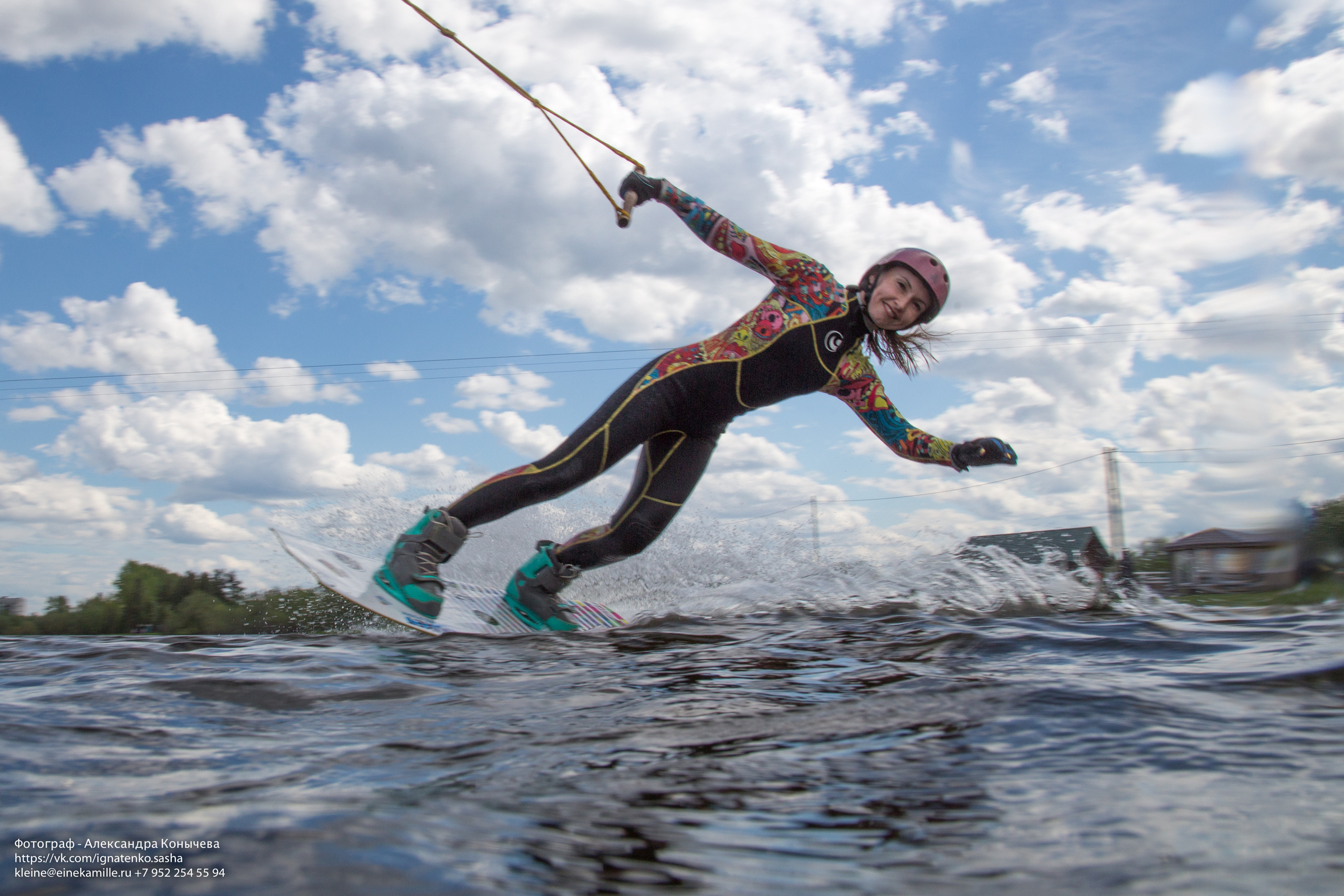 Вейкбординг. Репортаржный фотограф в Архангельске Александра Конычева