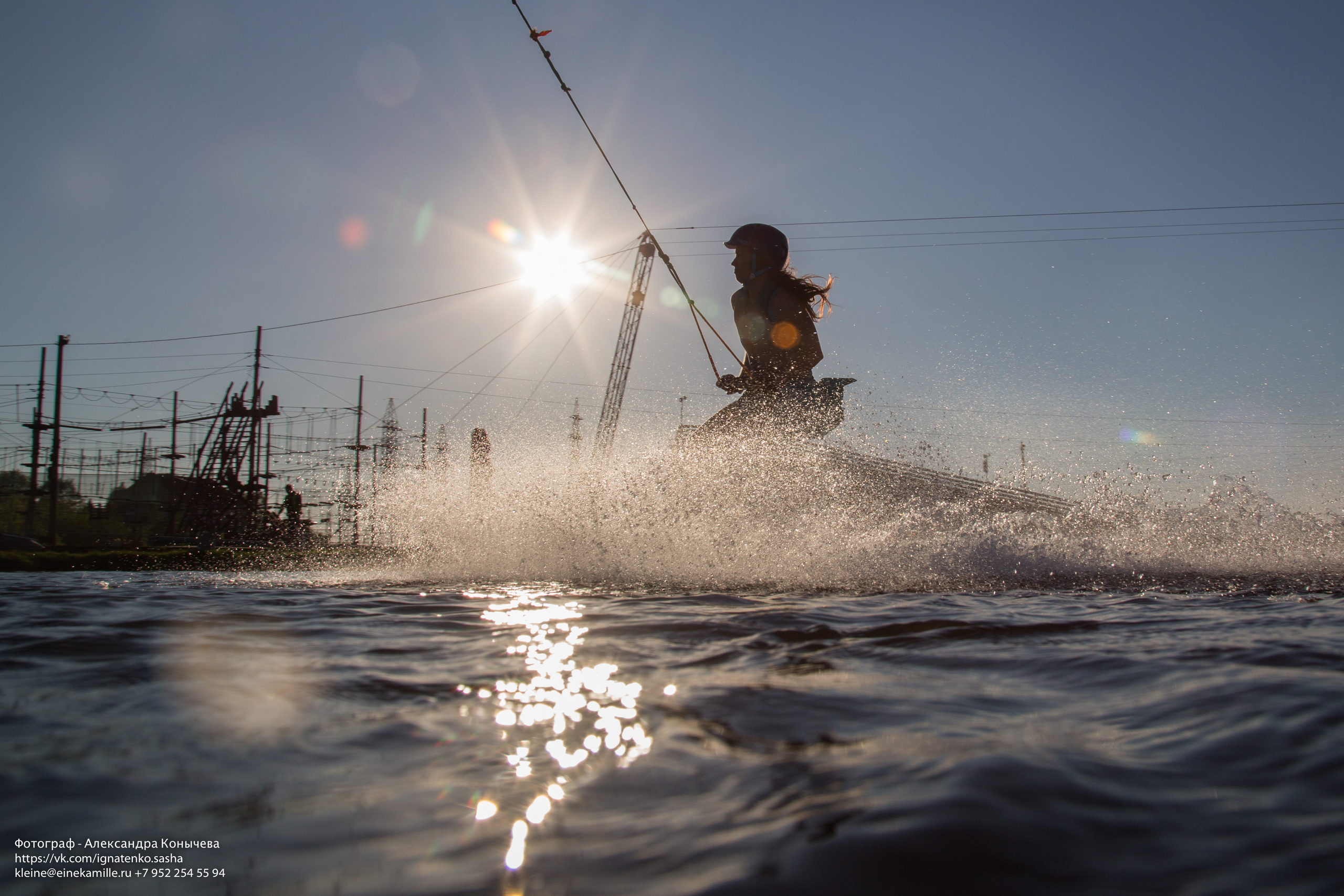 Вейкбординг. Репортаржный фотограф в Архангельске Александра Конычева