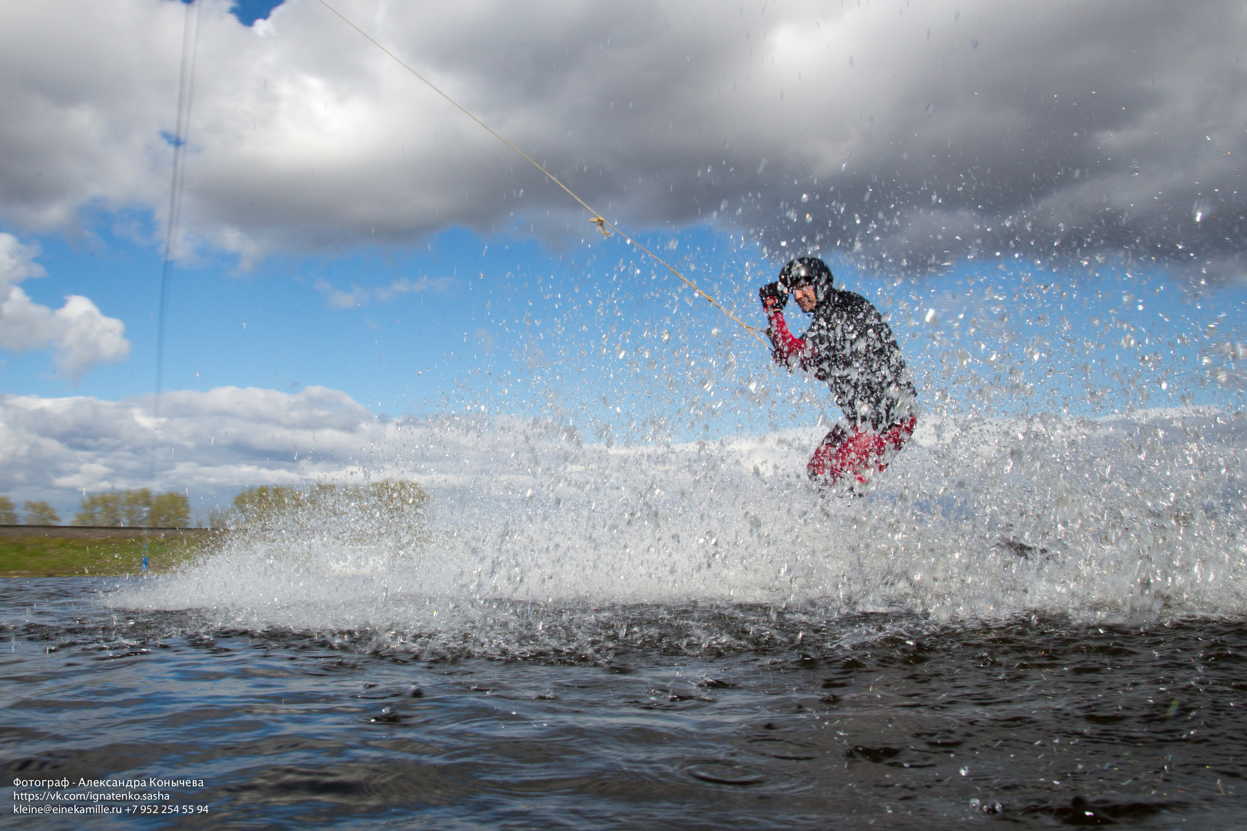 Вейкбординг. Репортаржный фотограф в Архангельске Александра Конычева