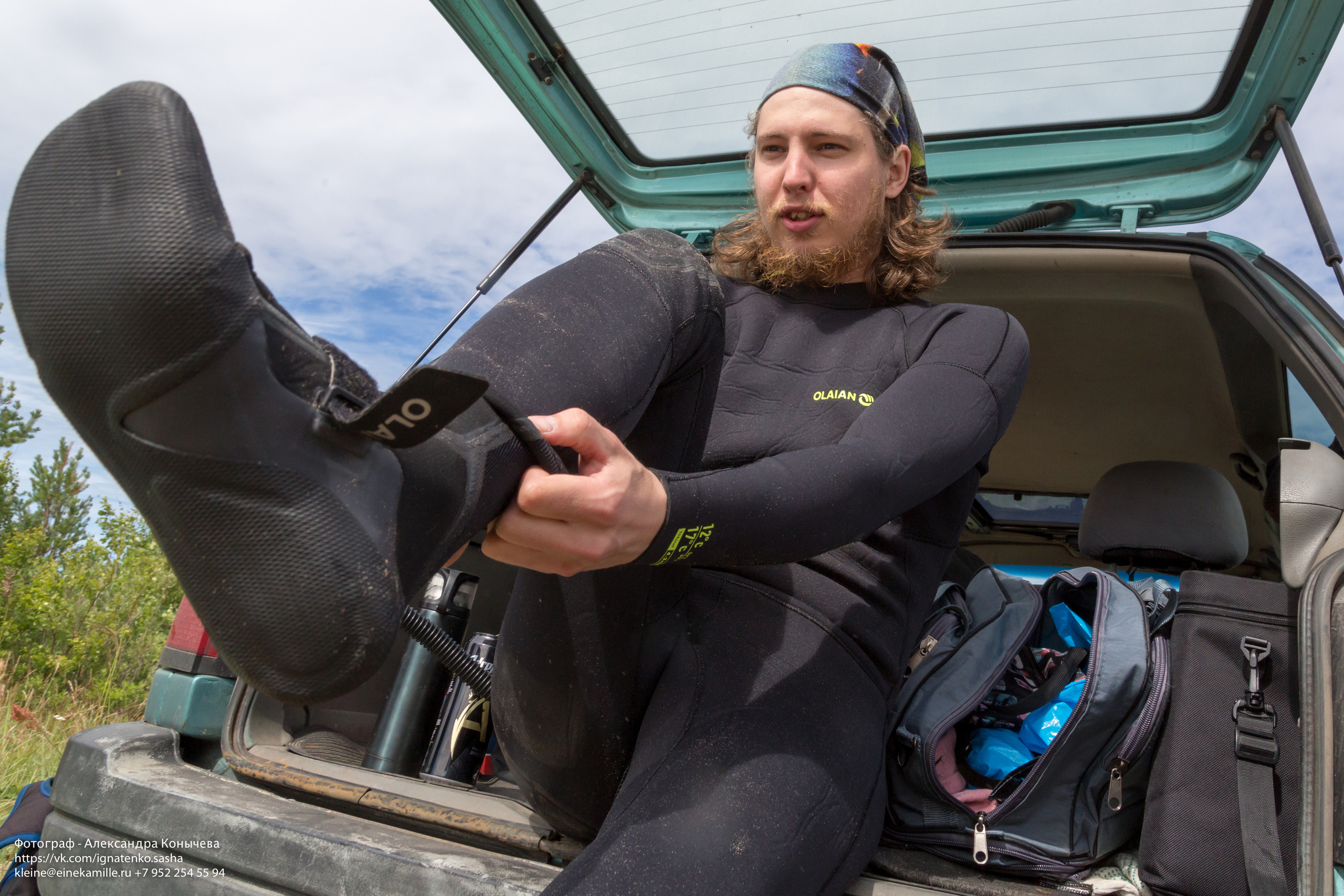 Серфинг на Белом море. Репортаржный фотограф в Архангельске Александра Конычева