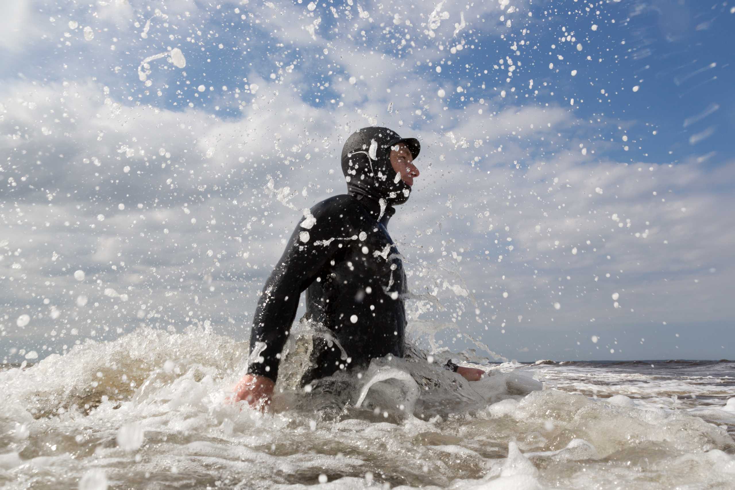 Серфинг на Белом море. Репортаржный фотограф в Архангельске Александра Конычева