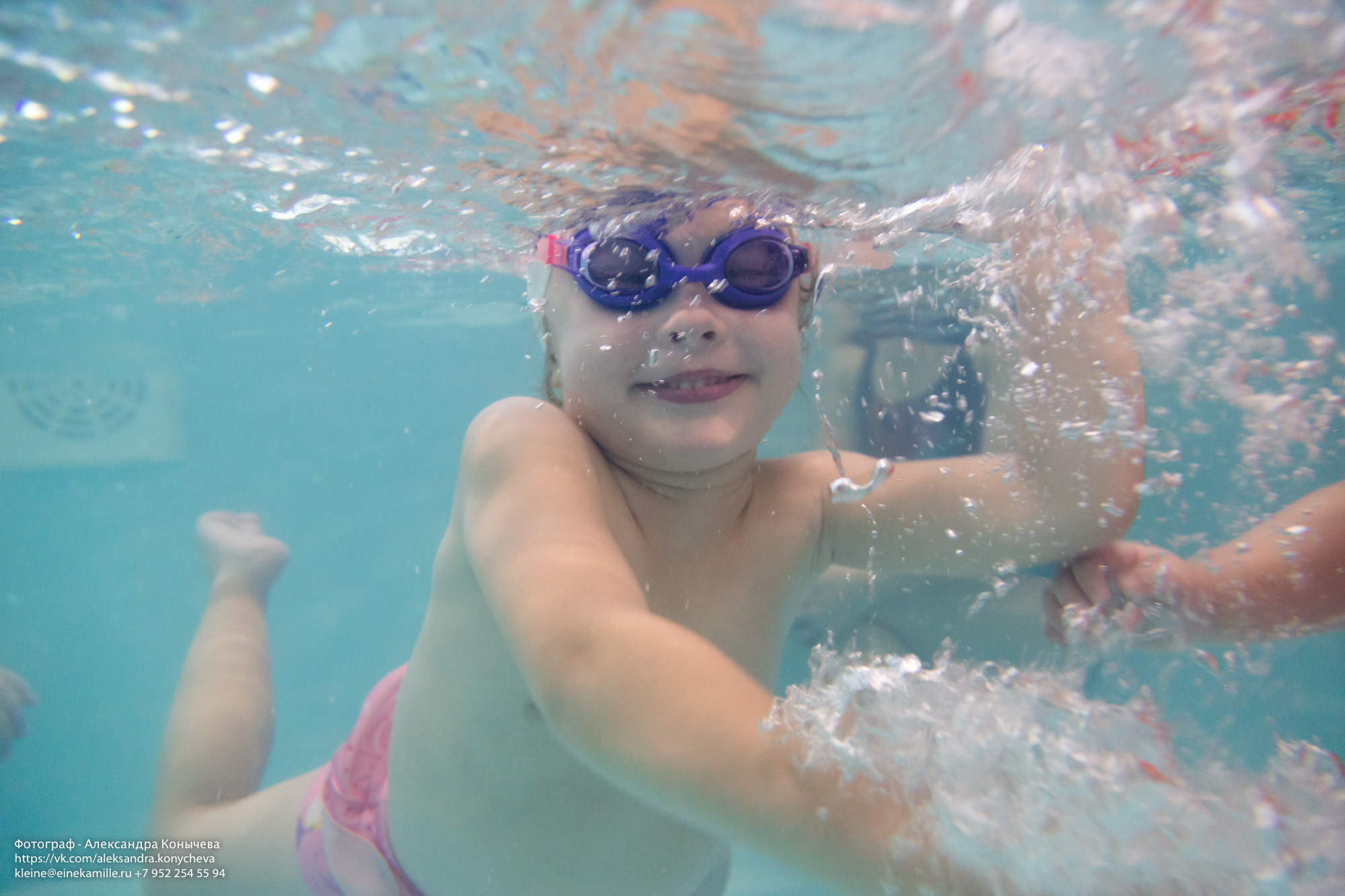 Детский бассейн. Репортаржный фотограф в Архангельске Александра Конычева