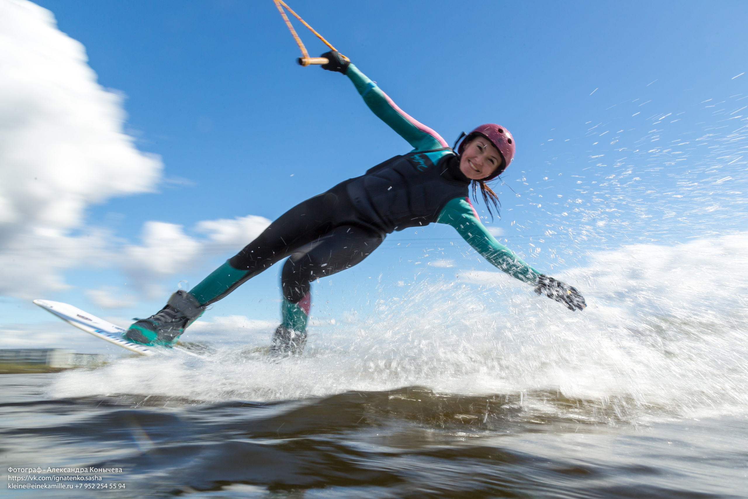 Вейкбординг. Репортаржный фотограф в Архангельске Александра Конычева