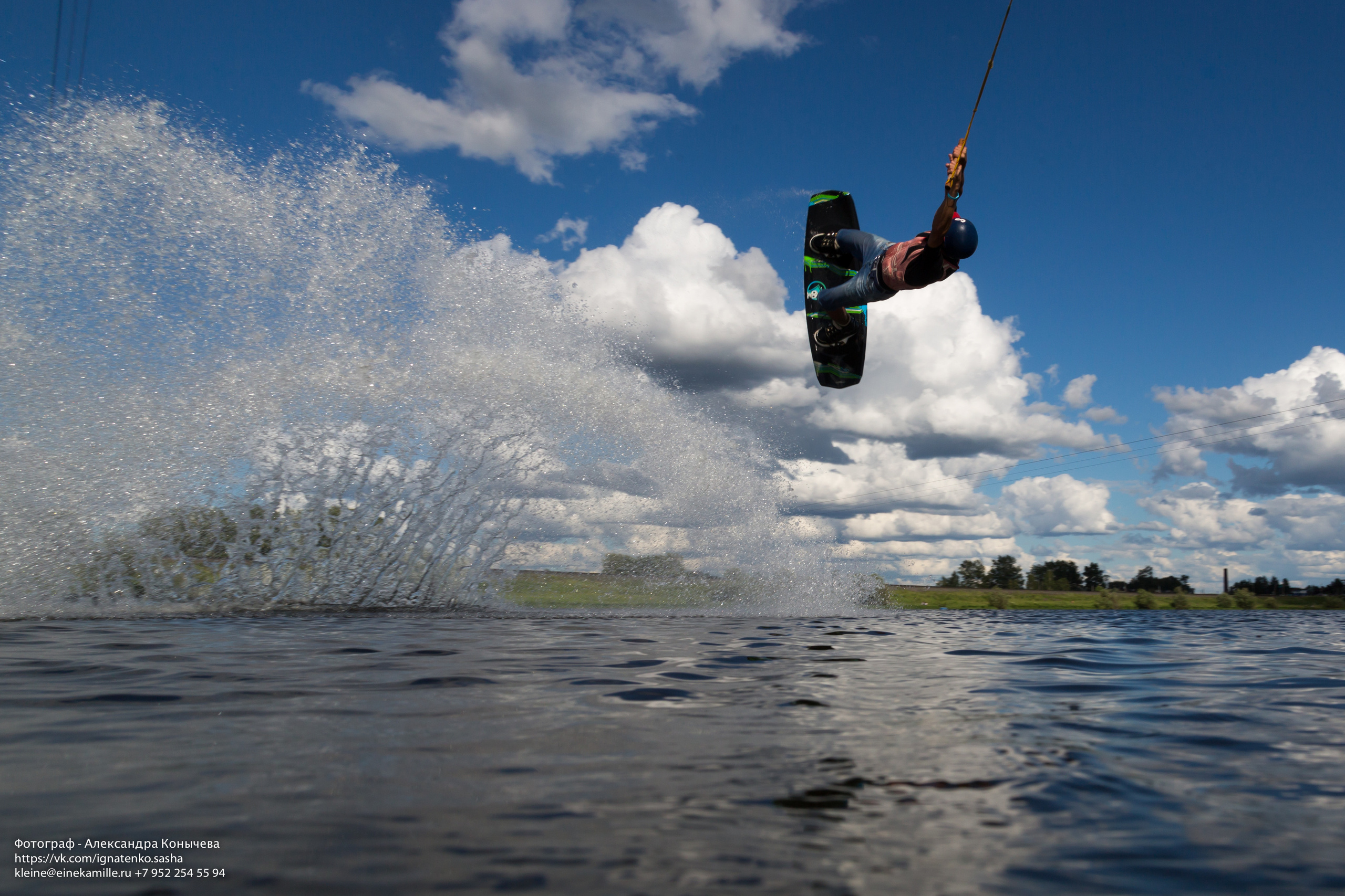 Вейкбординг. Репортаржный фотограф в Архангельске Александра Конычева