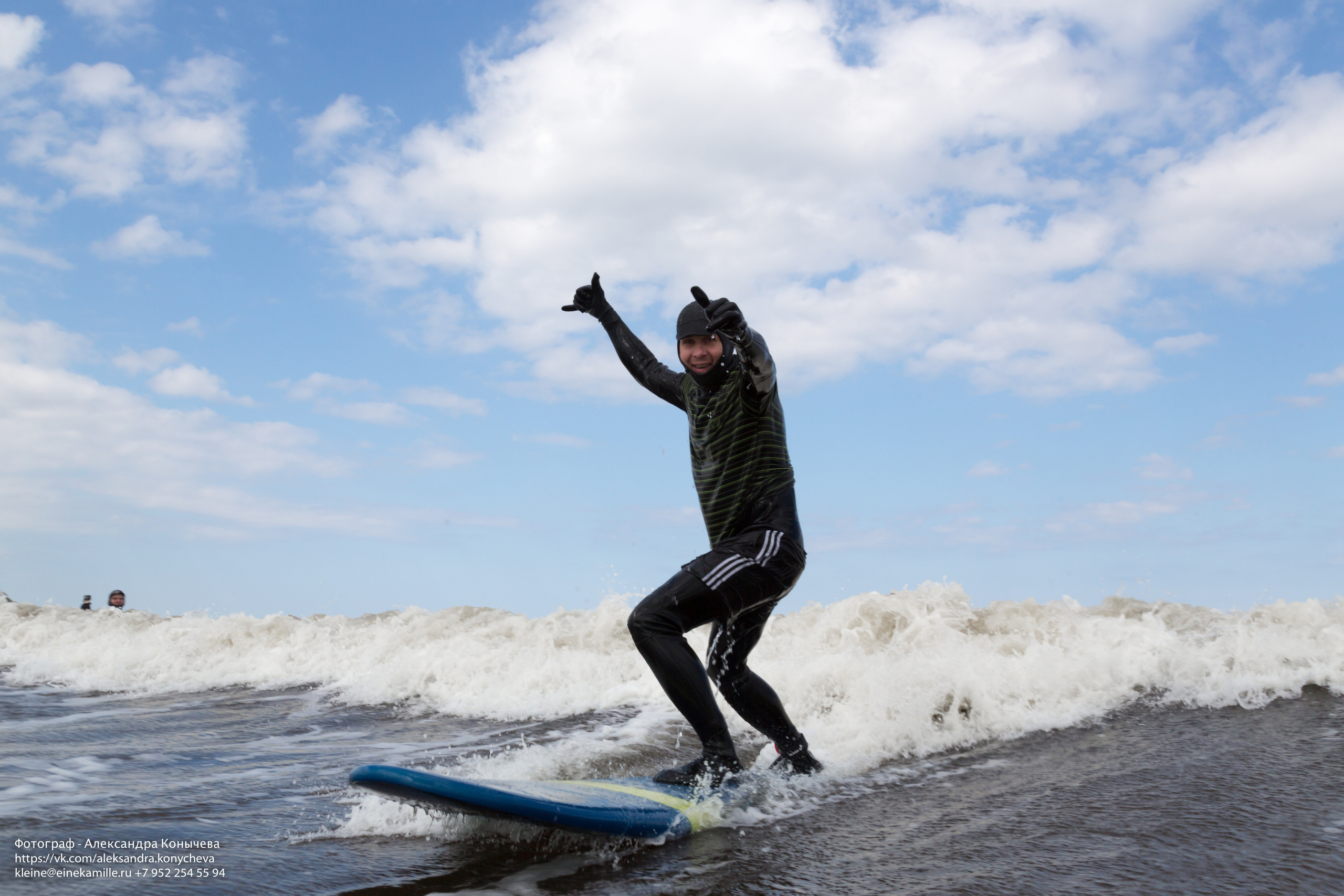 Серфинг на Белом море. Репортаржный фотограф в Архангельске Александра Конычева