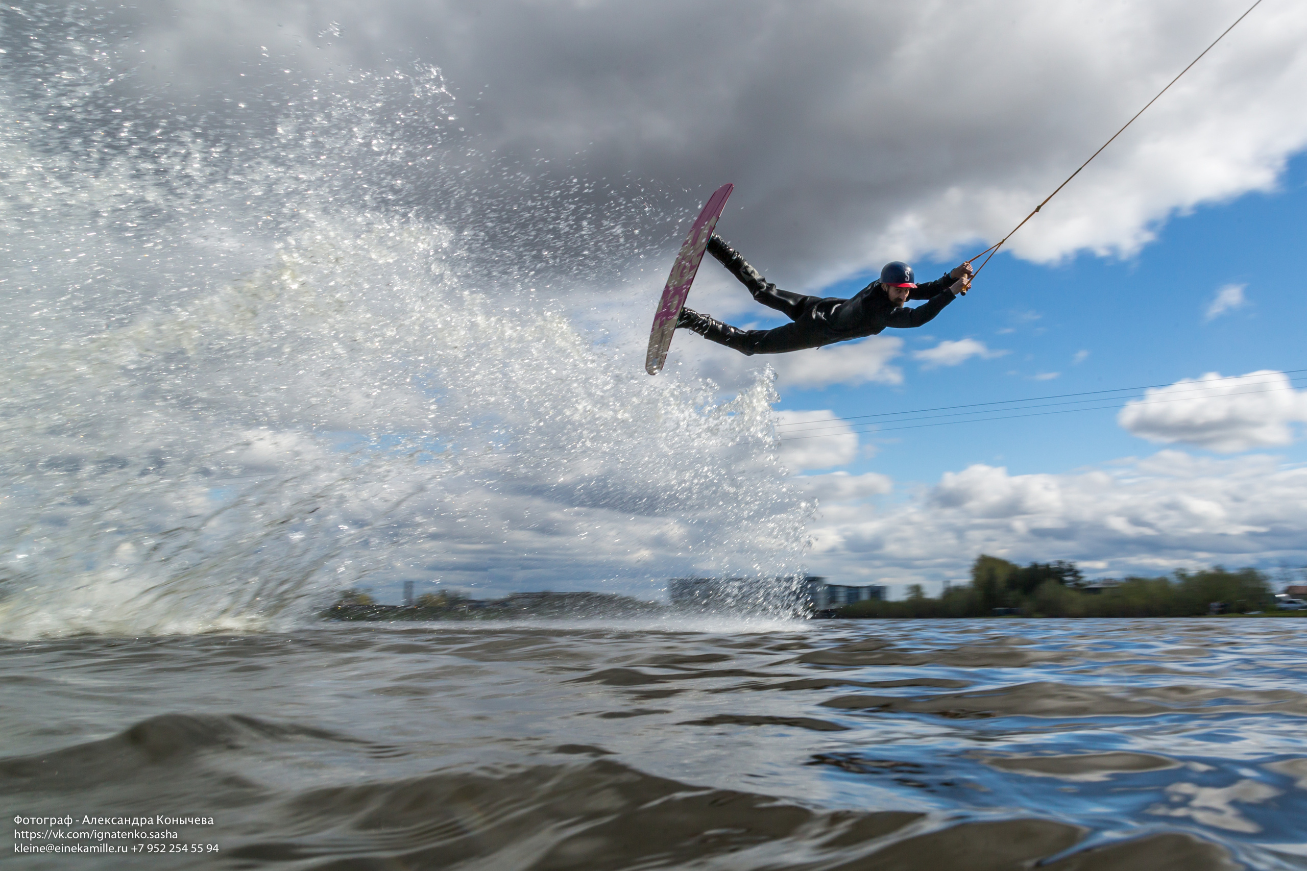 Вейкбординг. Репортаржный фотограф в Архангельске Александра Конычева