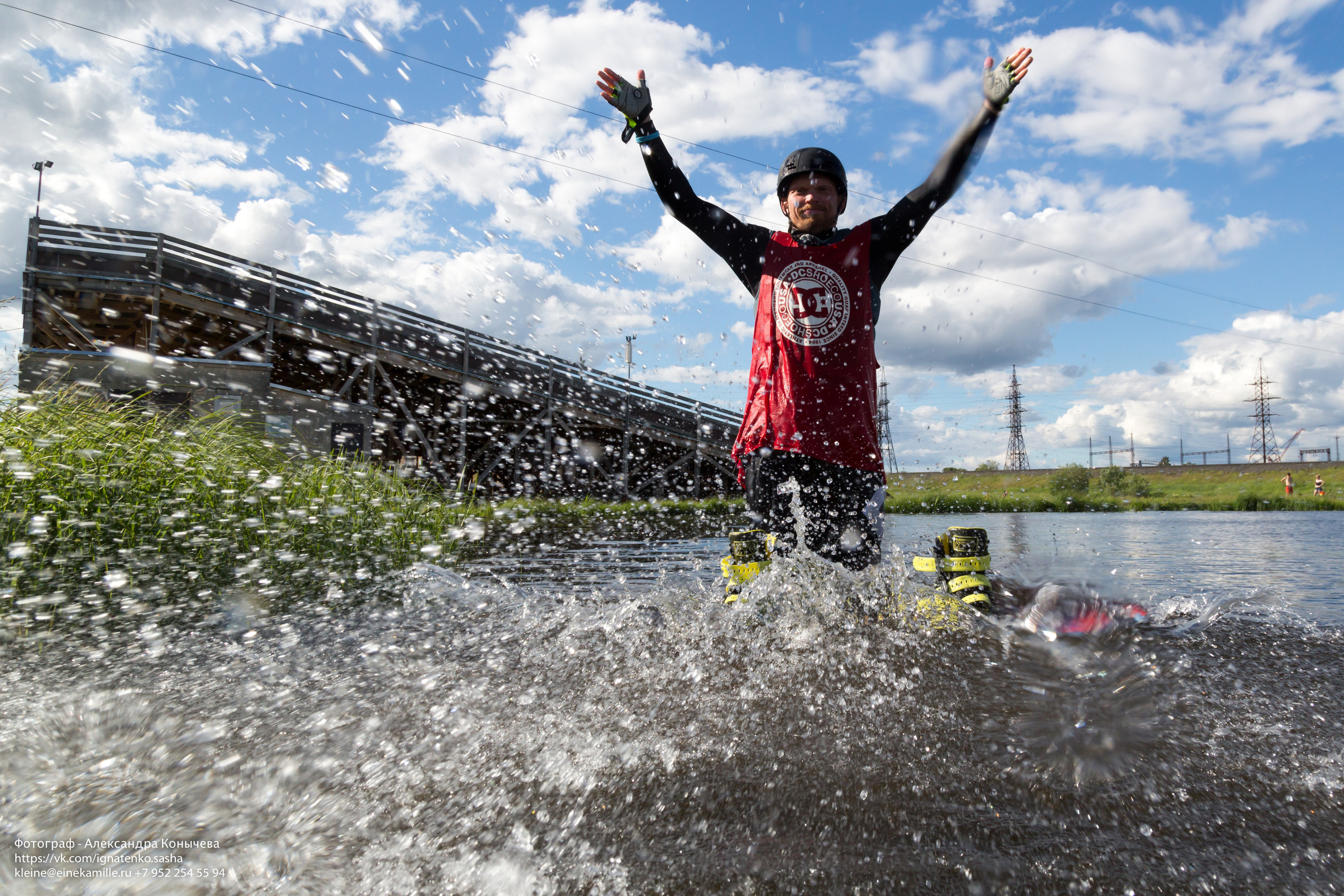 Вейкбординг. Репортаржный фотограф в Архангельске Александра Конычева