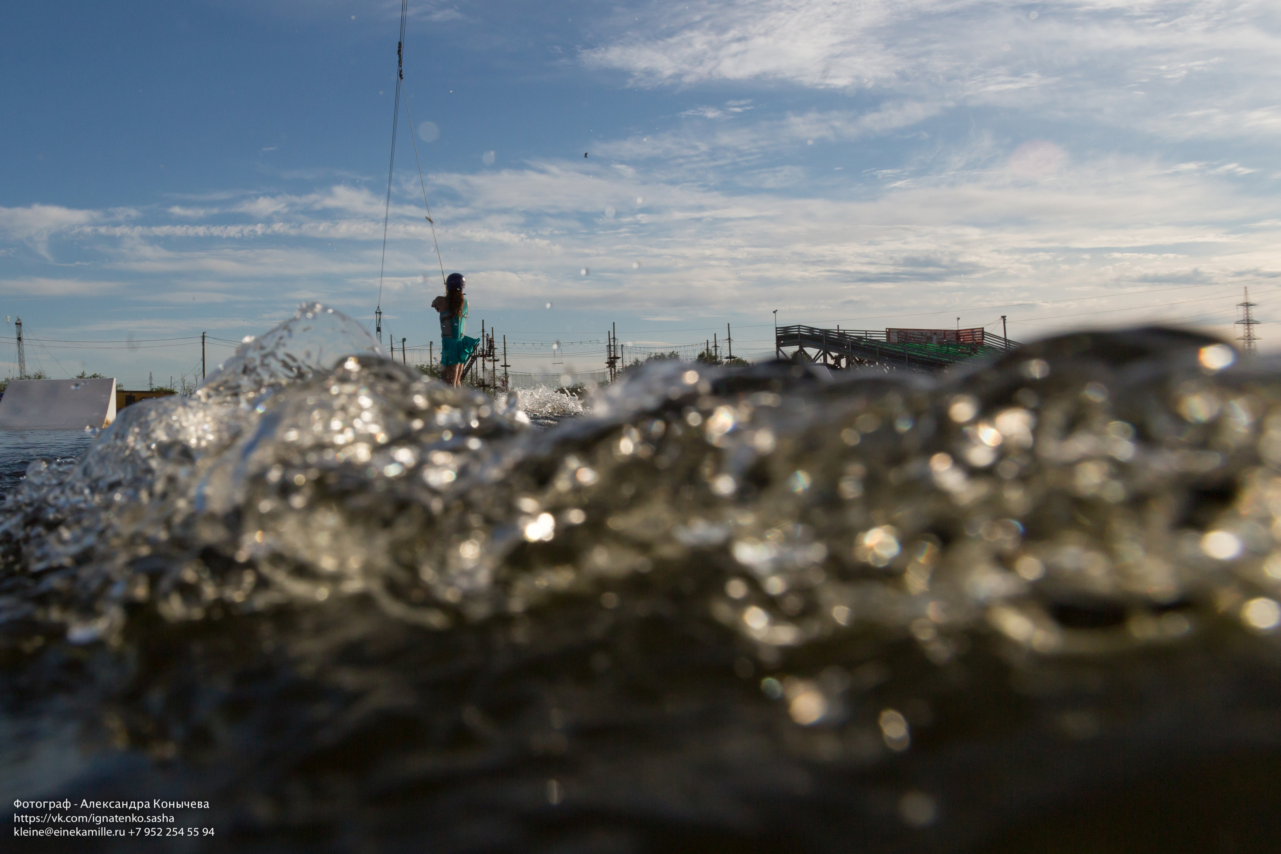 Вейкбординг. Репортаржный фотограф в Архангельске Александра Конычева