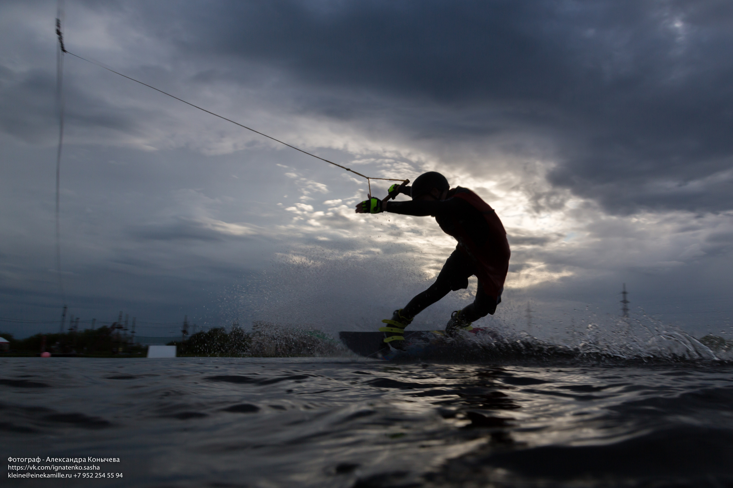 Вейкбординг. Репортаржный фотограф в Архангельске Александра Конычева