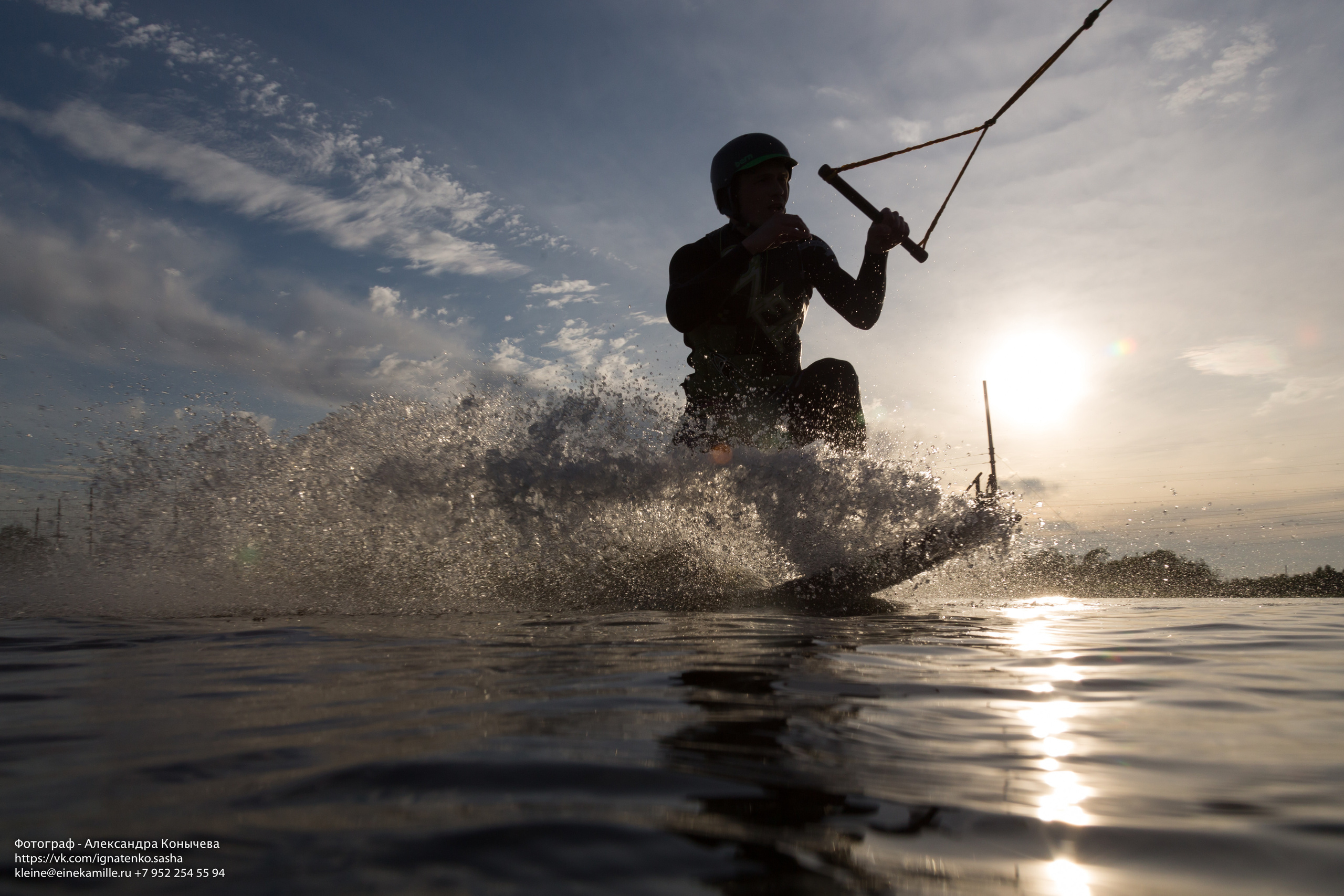 Вейкбординг. Репортаржный фотограф в Архангельске Александра Конычева
