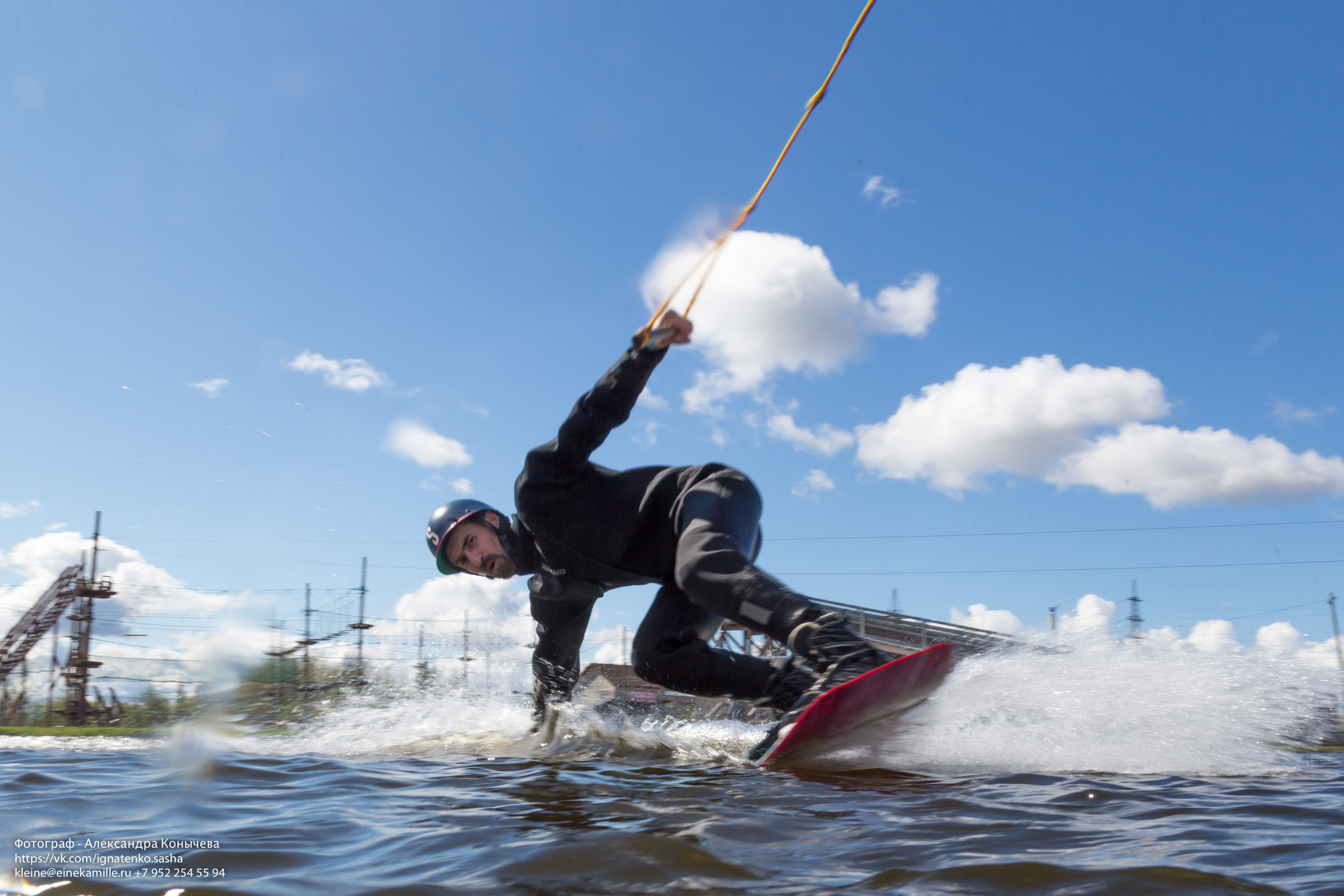 Вейкбординг. Репортаржный фотограф в Архангельске Александра Конычева