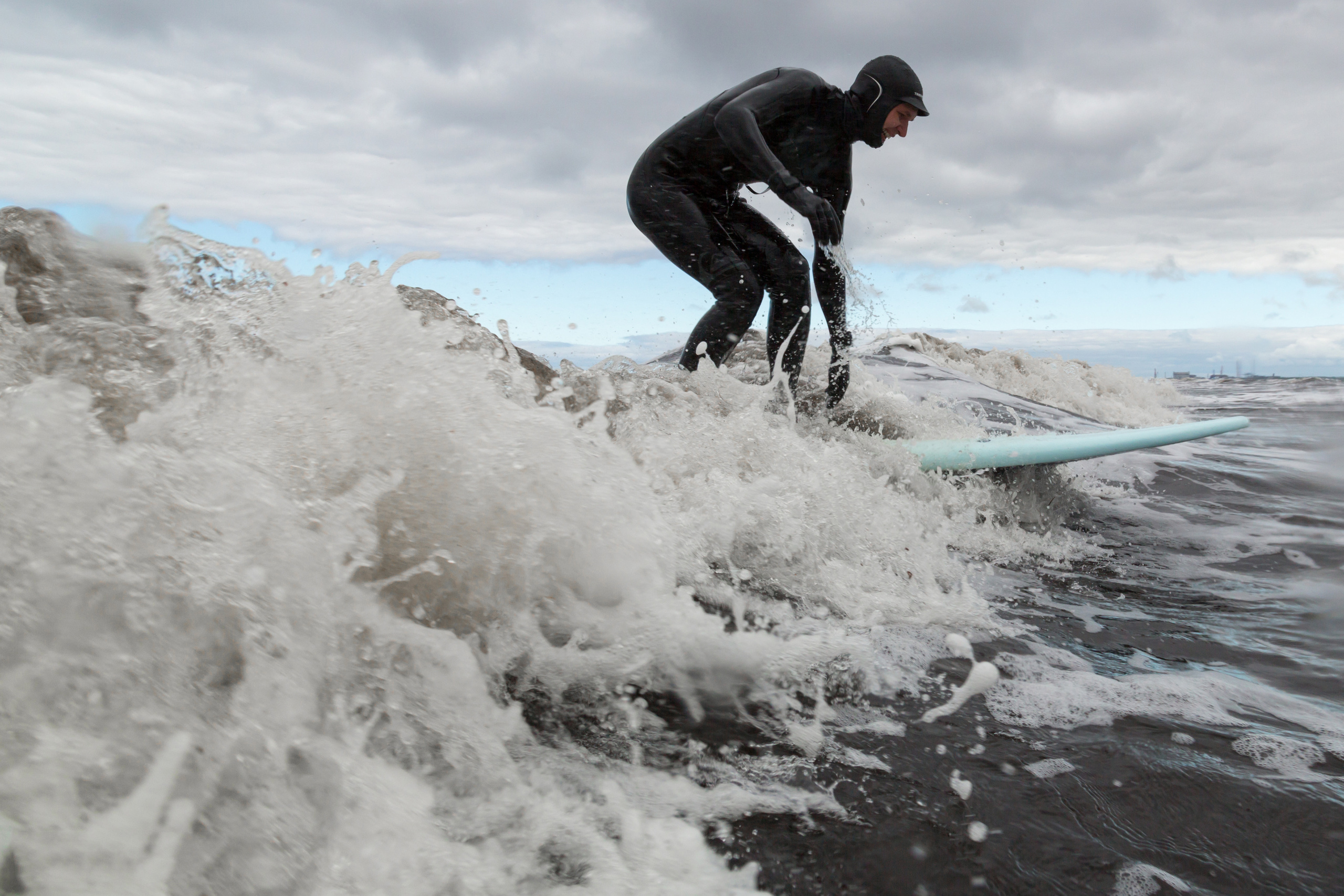 Серфинг на Белом море. Репортаржный фотограф в Архангельске Александра Конычева