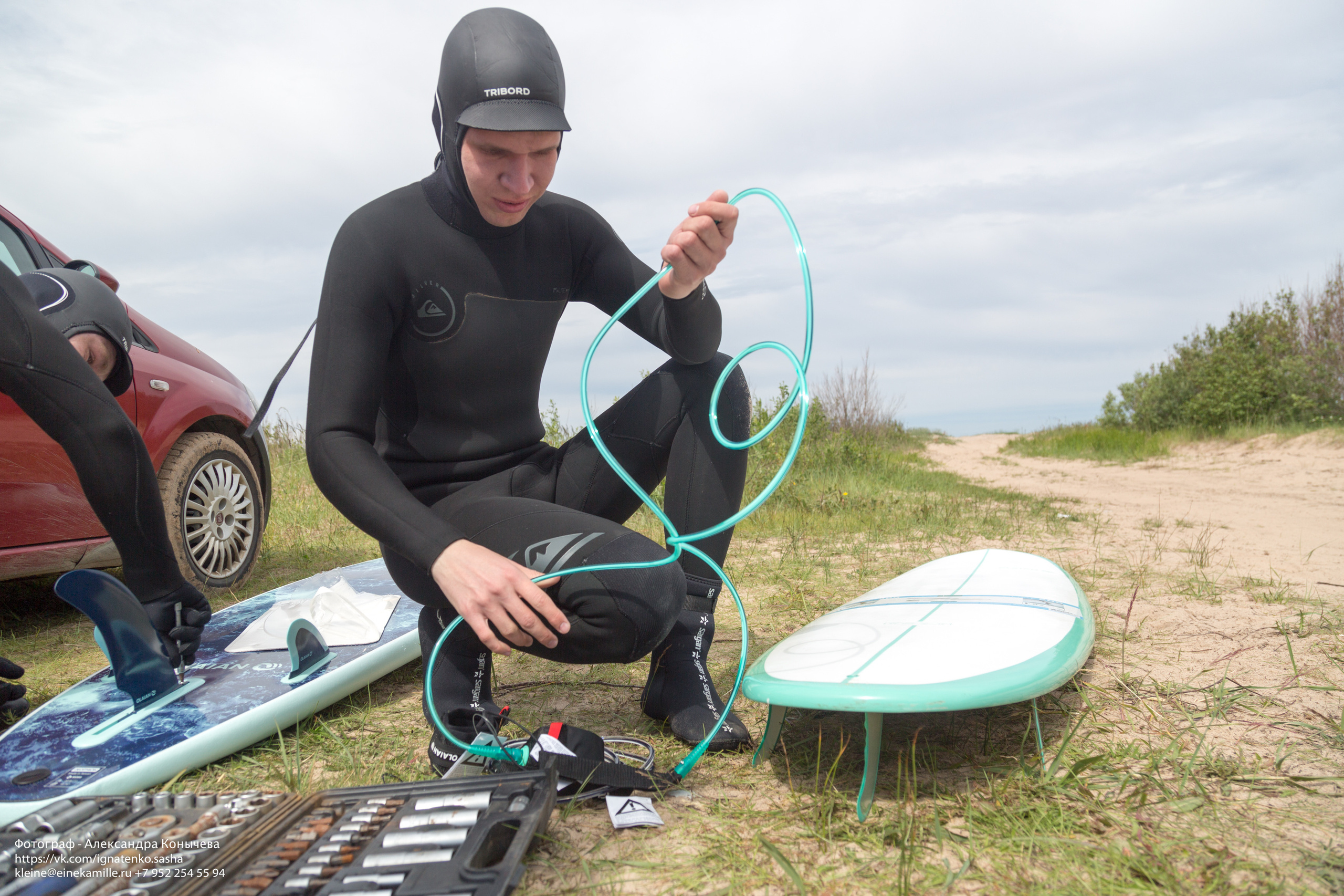Серфинг на Белом море. Репортаржный фотограф в Архангельске Александра Конычева