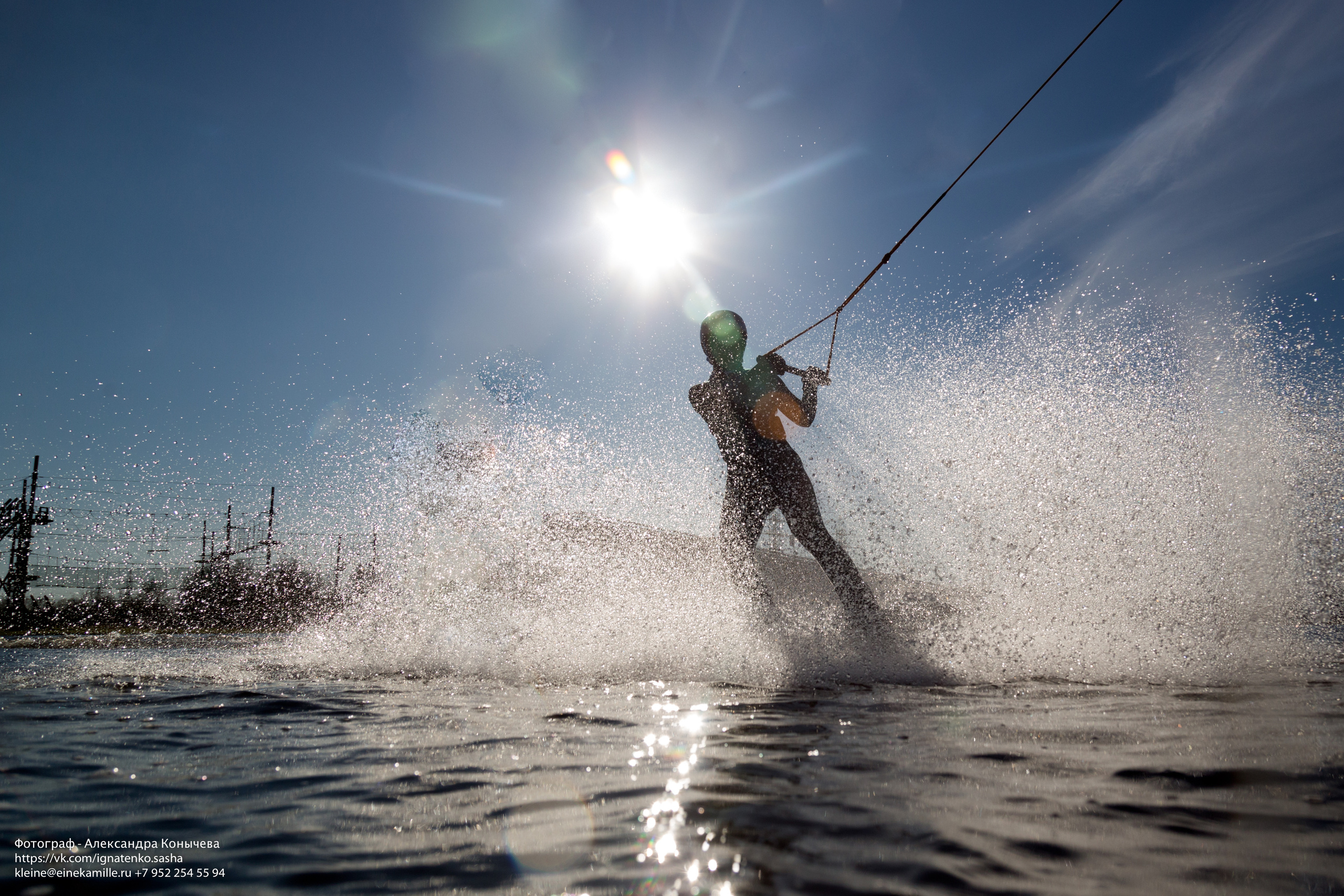 Вейкбординг. Репортаржный фотограф в Архангельске Александра Конычева