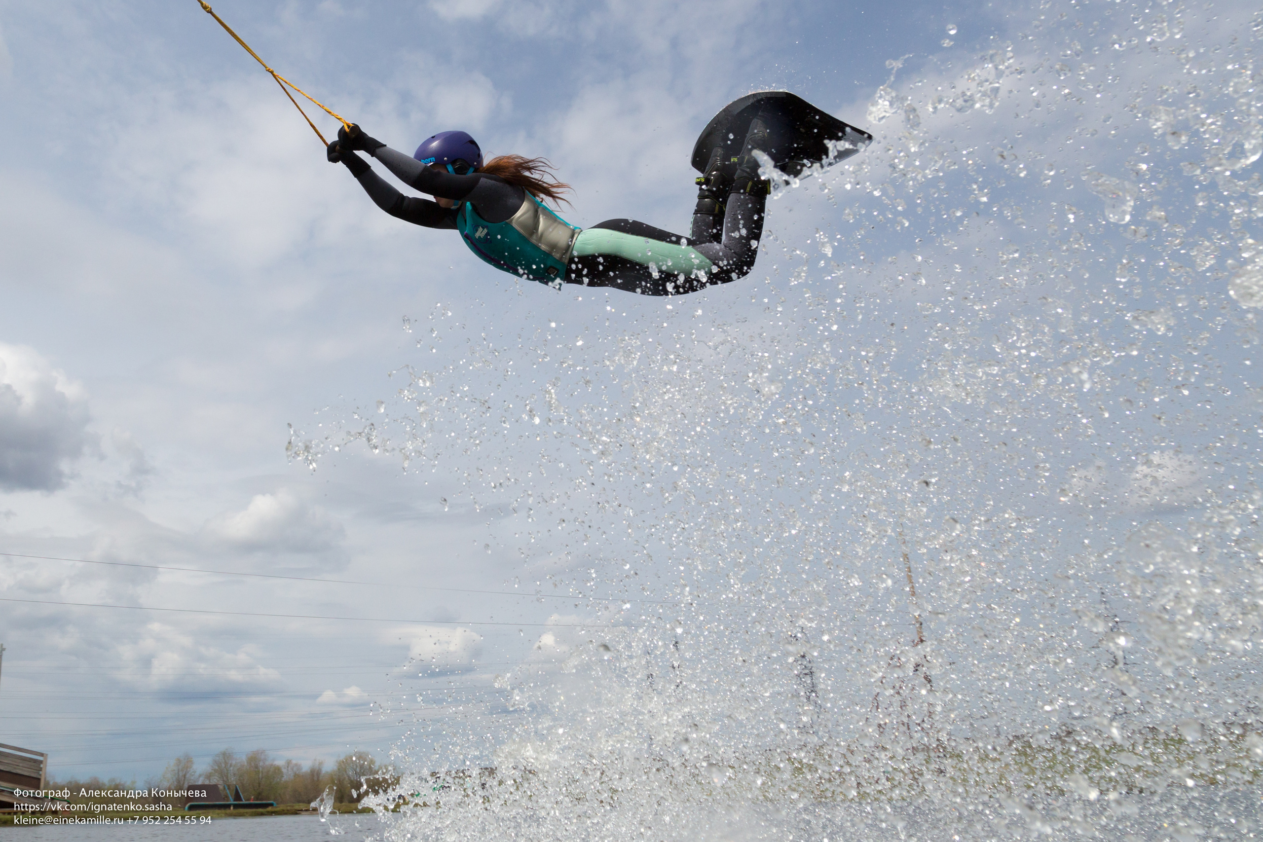 Вейкбординг. Репортаржный фотограф в Архангельске Александра Конычева