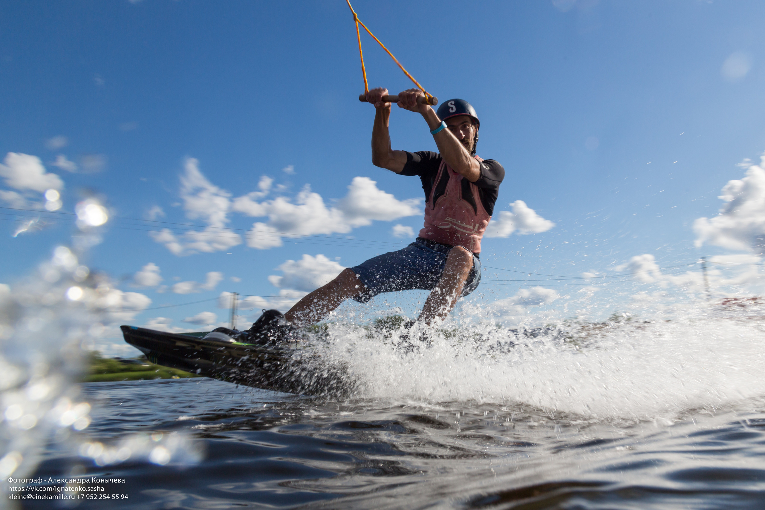 Вейкбординг. Репортаржный фотограф в Архангельске Александра Конычева