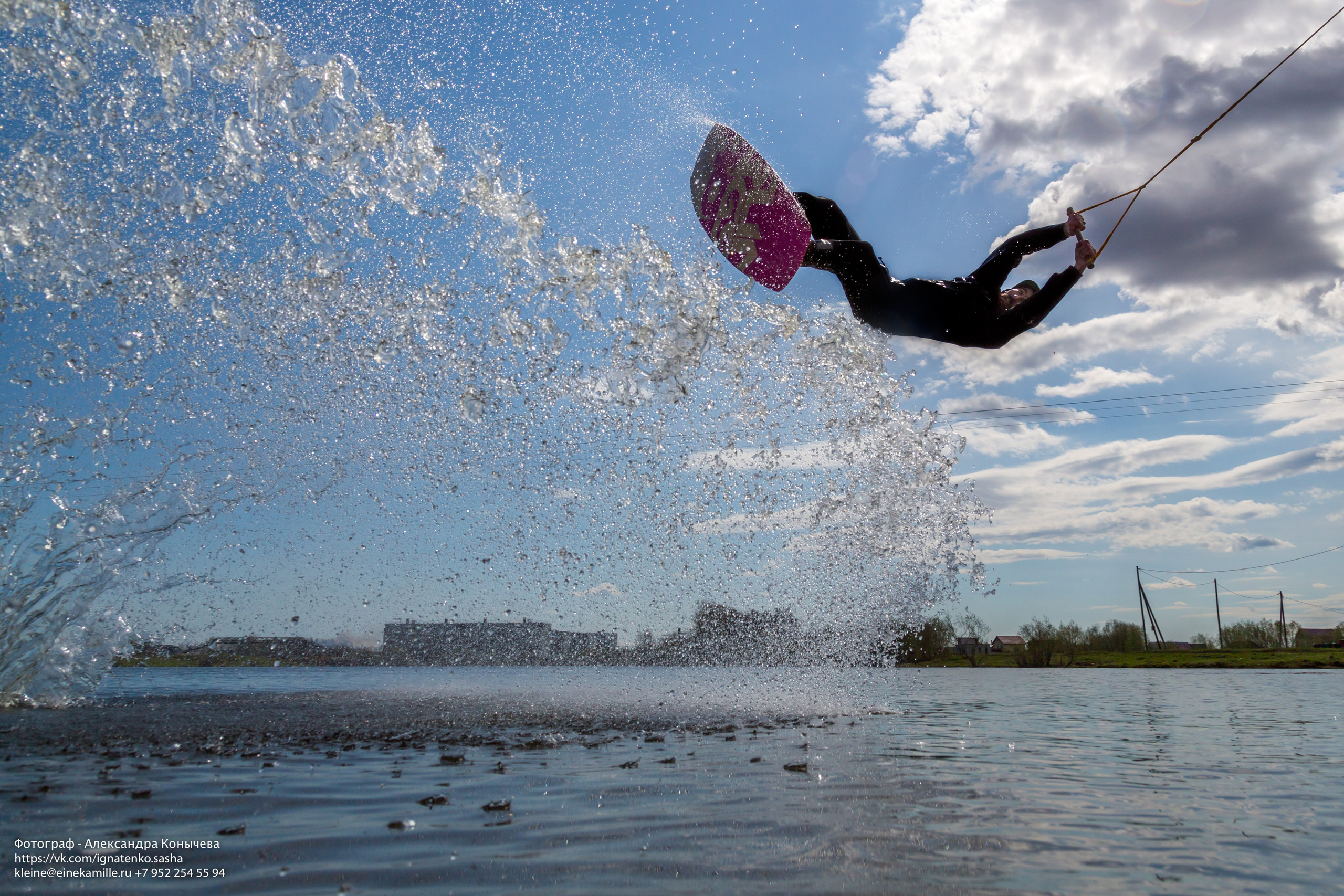Вейкбординг. Репортаржный фотограф в Архангельске Александра Конычева