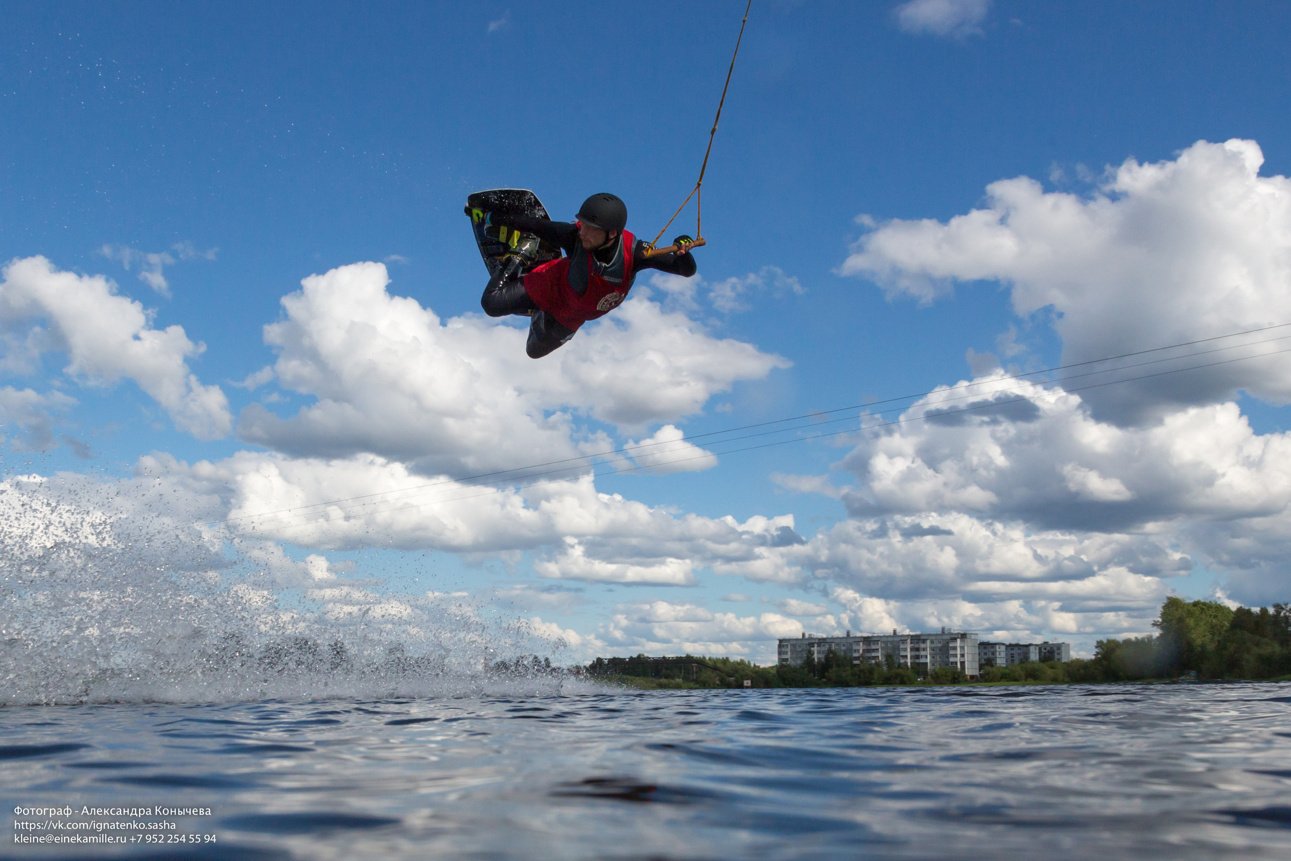 Вейкбординг. Репортаржный фотограф в Архангельске Александра Конычева