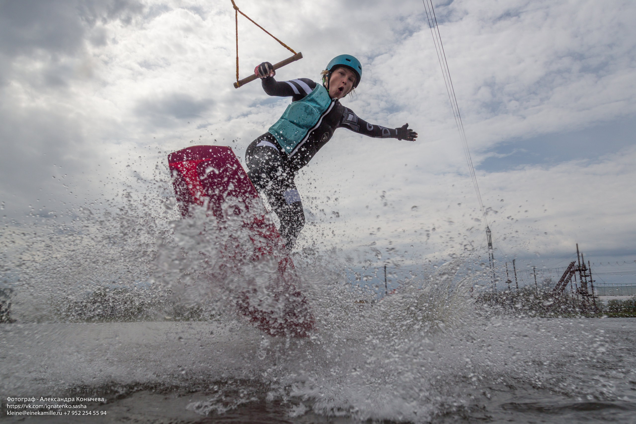 Вейкбординг. Репортаржный фотограф в Архангельске Александра Конычева