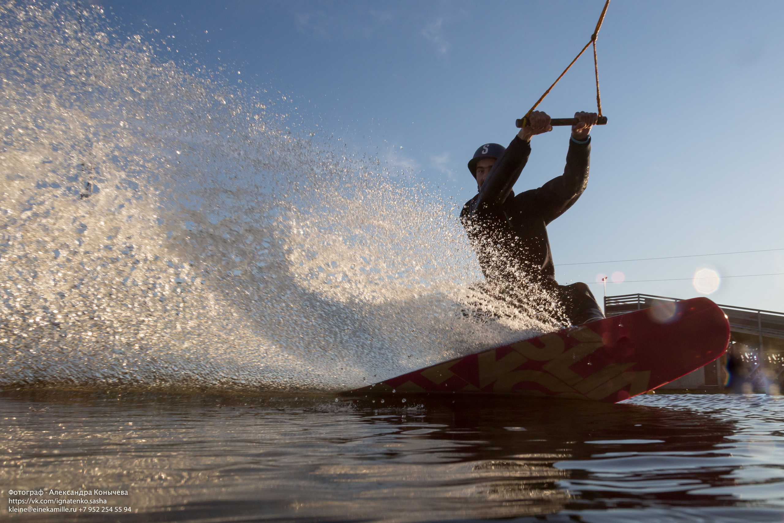 Вейкбординг. Репортаржный фотограф в Архангельске Александра Конычева