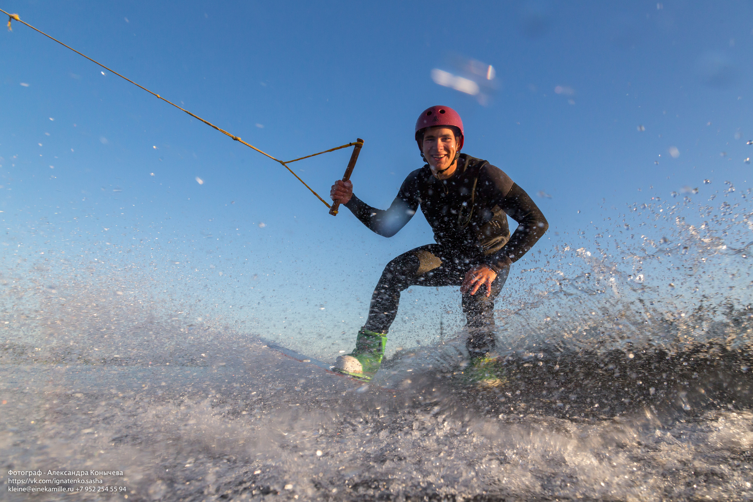 Вейкбординг. Репортаржный фотограф в Архангельске Александра Конычева