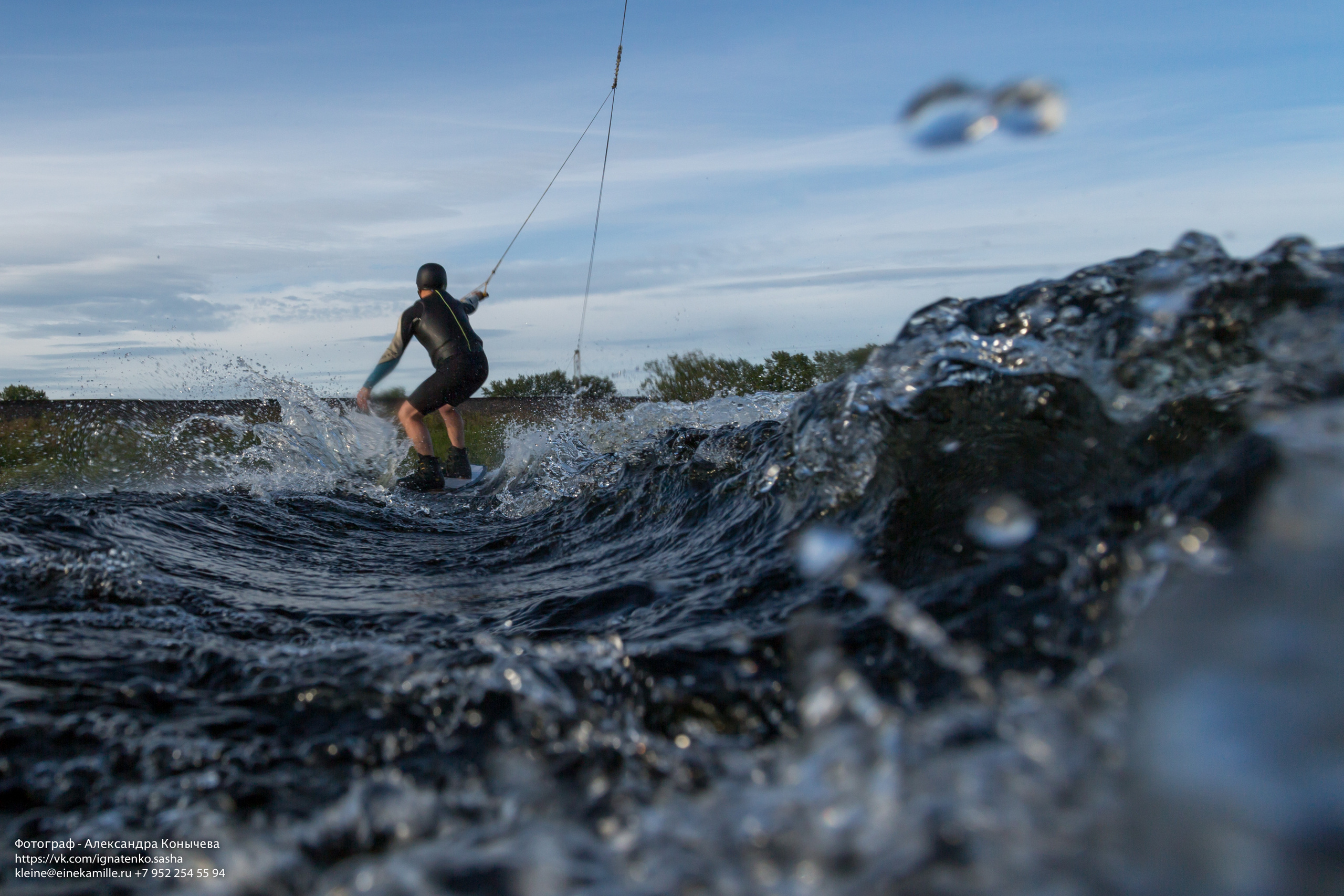 Вейкбординг. Репортаржный фотограф в Архангельске Александра Конычева