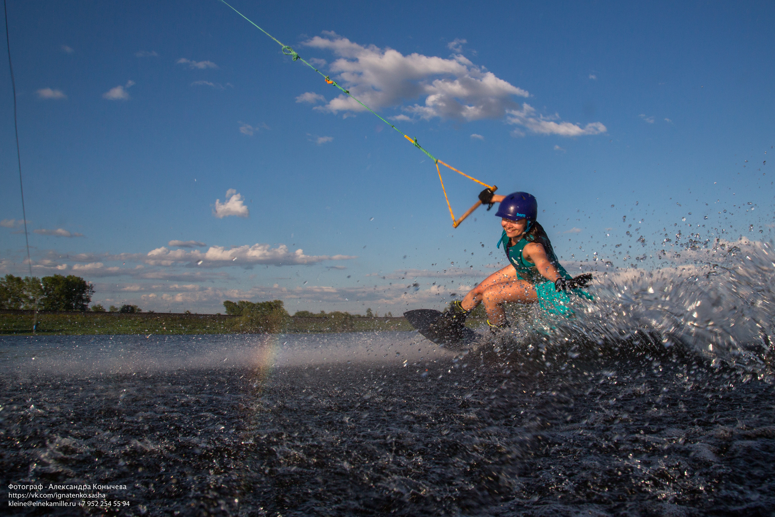Вейкбординг. Репортаржный фотограф в Архангельске Александра Конычева