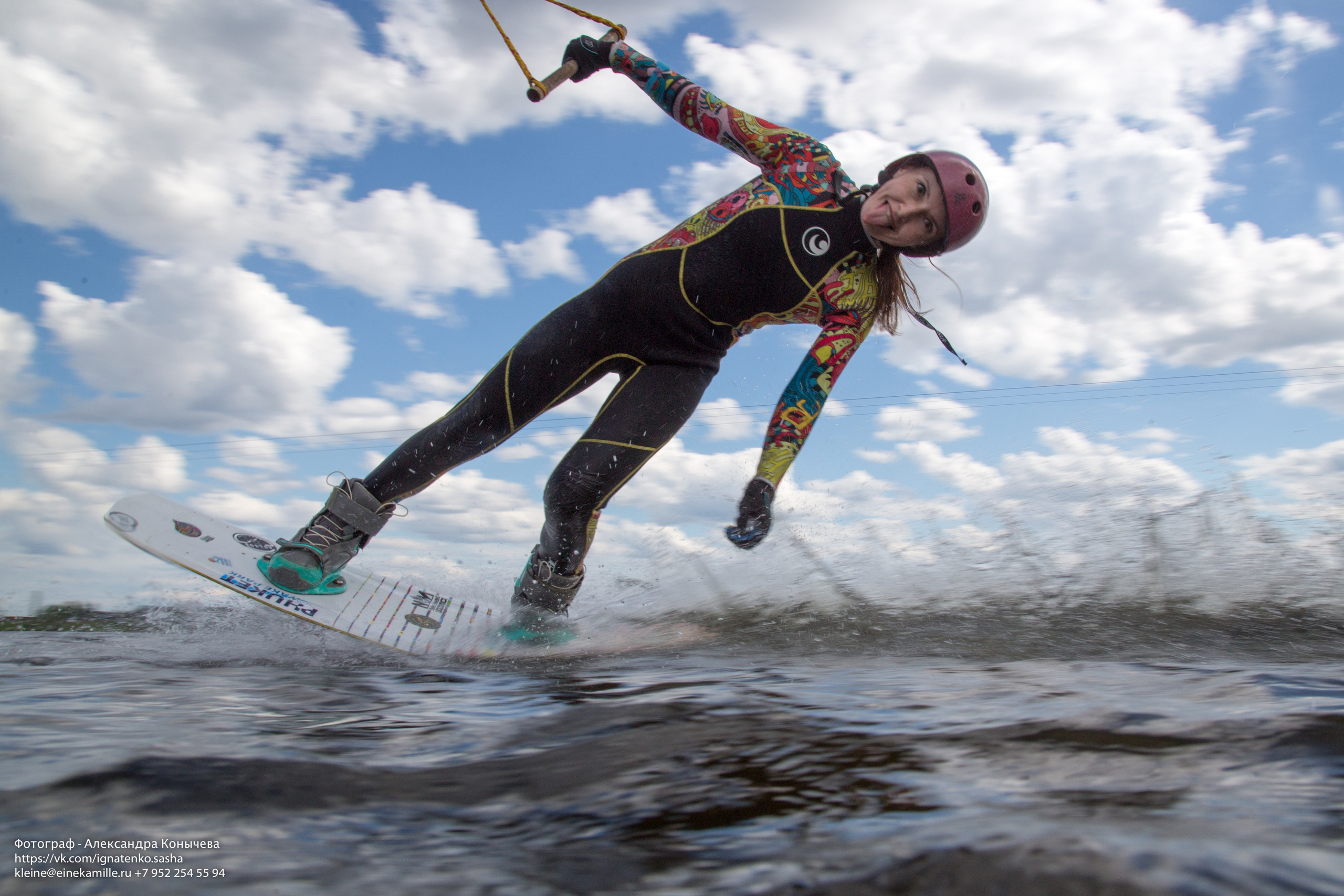 Вейкбординг. Репортаржный фотограф в Архангельске Александра Конычева